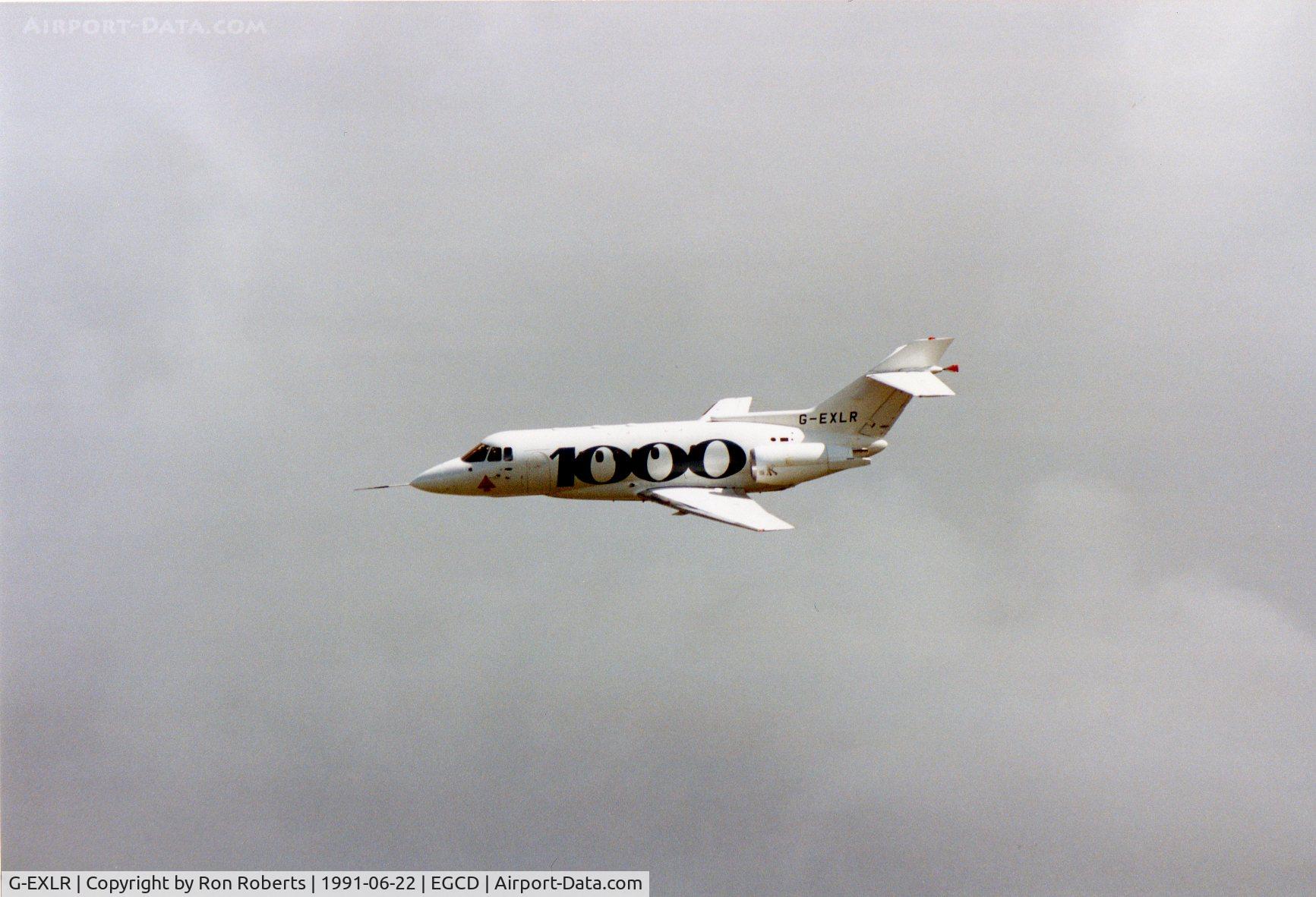 G-EXLR, 1990 British Aerospace BAe.125-1000B C/N 258151, Woodford Airshow