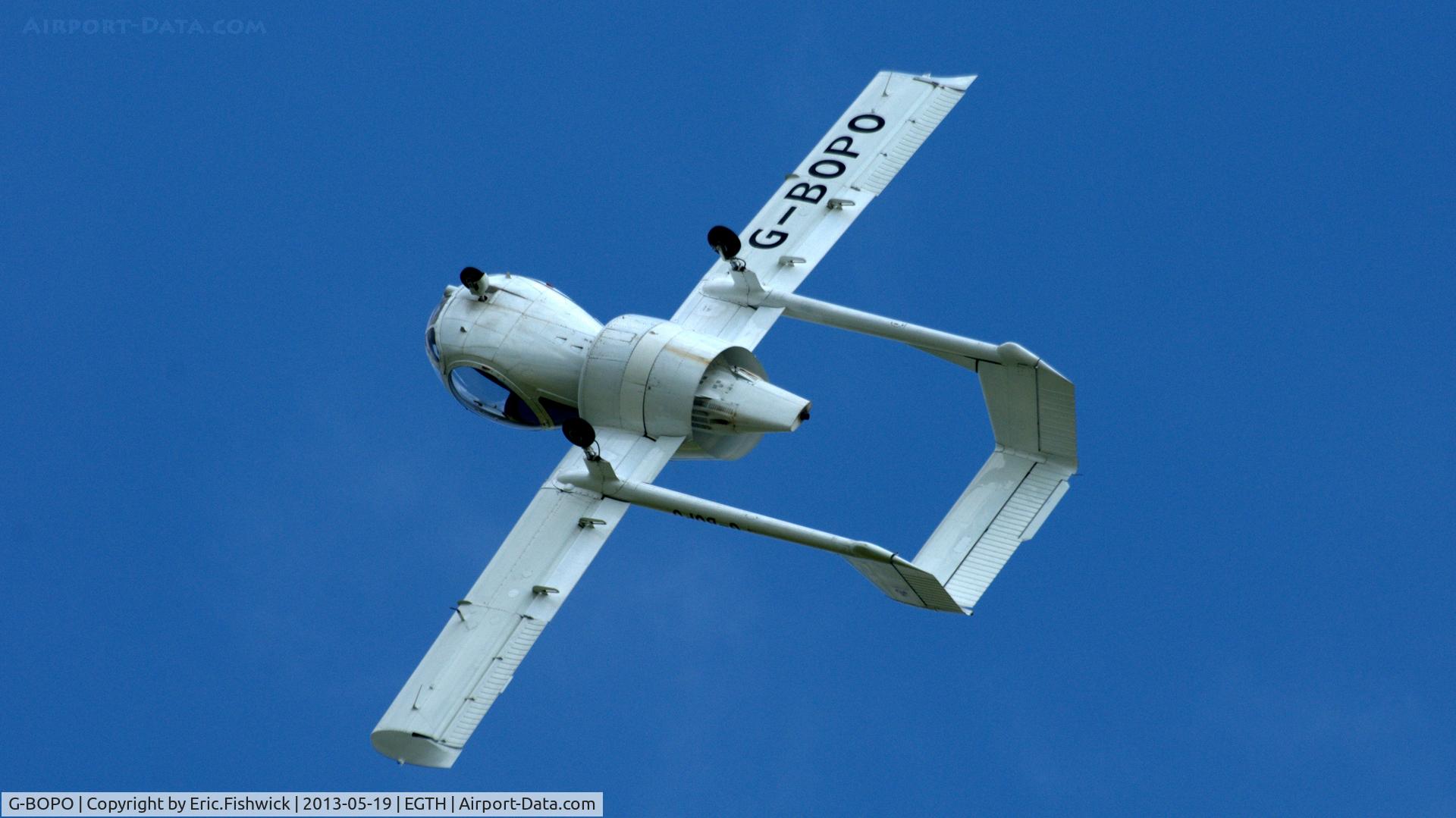 G-BOPO, 1993 Edgley EA7 Optica C/N EA7-021, 44. G-BOPO at Shuttleworth Flying Day and LAA Party in the Park, May 2013.