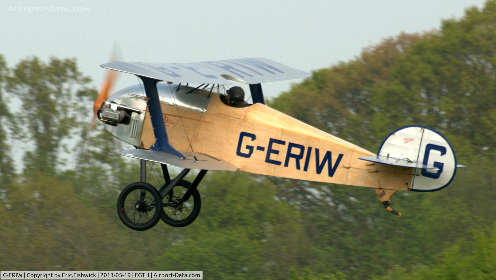 G-ERIW, 2005 Staaken Z-21 Flitzer C/N PFA 223-13834, G-ERIW departing Shuttleworth Flying Day and LAA Party in the Park, May 2013.