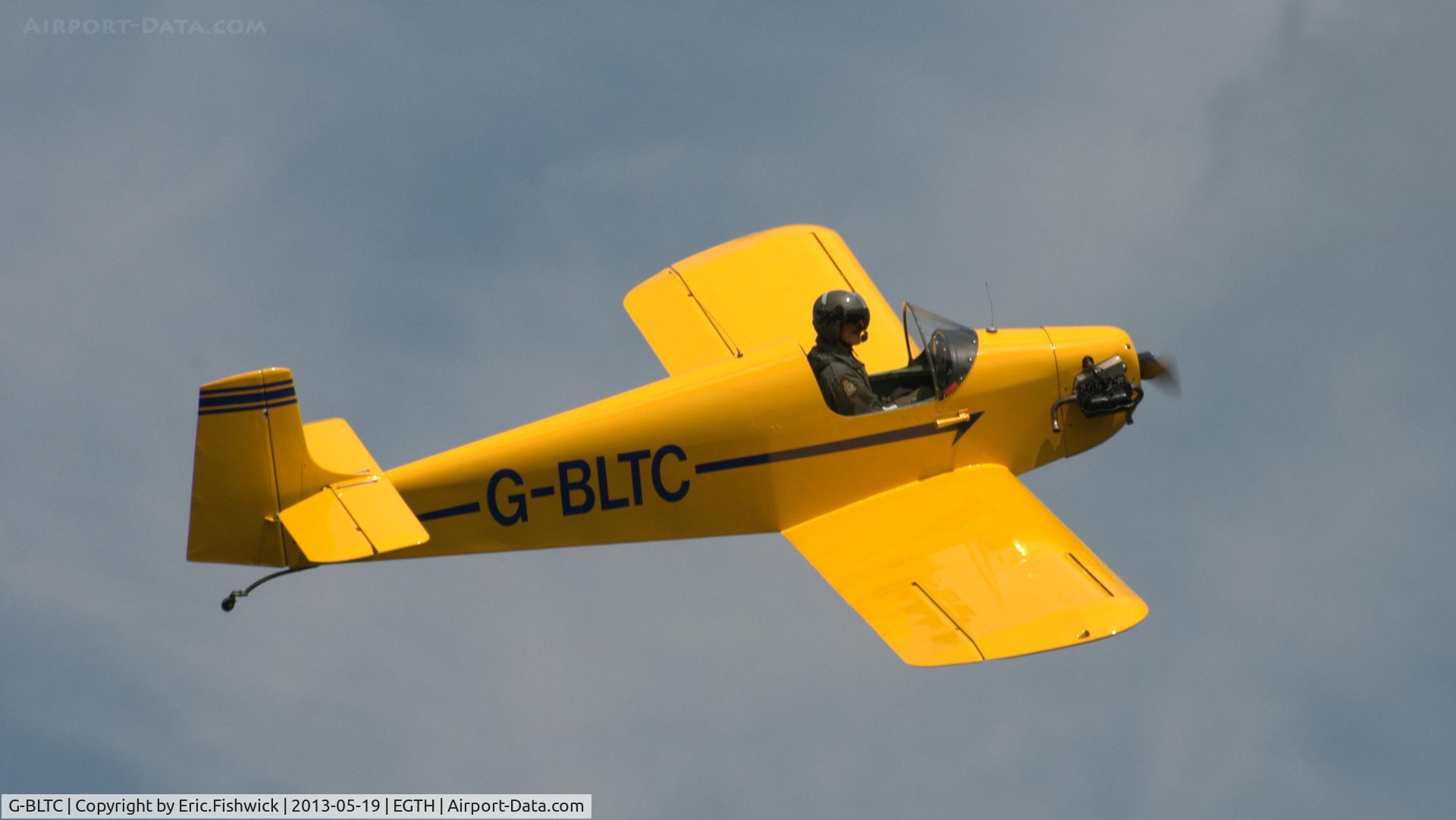 G-BLTC, 1991 Druine D.31A Turbulent C/N PFA 048-10964, 42. G-BLTC at Shuttleworth Flying Day and LAA Party in the Park, May 2013.