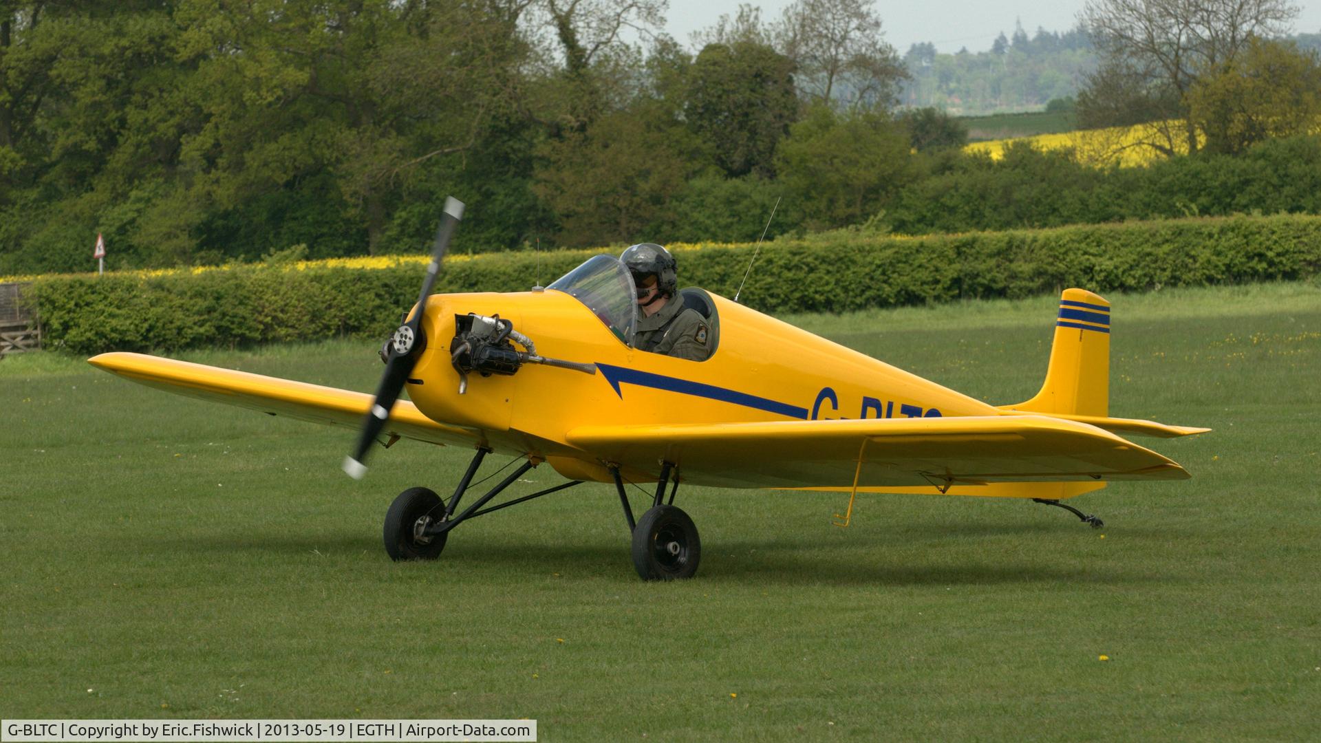 G-BLTC, 1991 Druine D.31A Turbulent C/N PFA 048-10964, 3. G-BLTC at Shuttleworth Flying Day and LAA Party in the Park, May 2013.