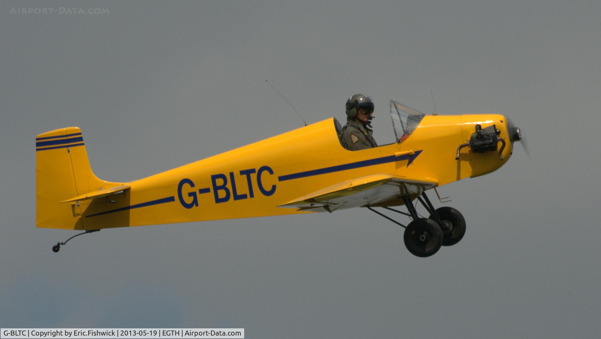 G-BLTC, 1991 Druine D.31A Turbulent C/N PFA 048-10964, 42. G-BLTC at Shuttleworth Flying Day and LAA Party in the Park, May 2013.