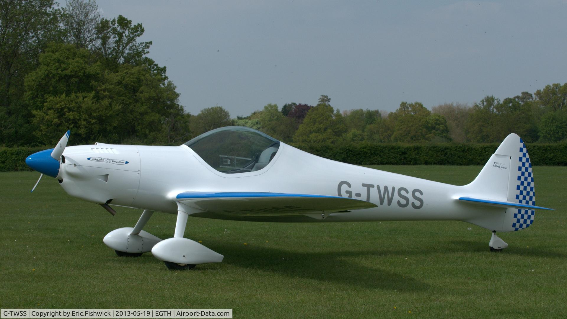G-TWSS, 2008 Silence Twister C/N PFA 329-14608, G-TWSS at Shuttleworth Flying Day and LAA Party in the Park, May 2013.