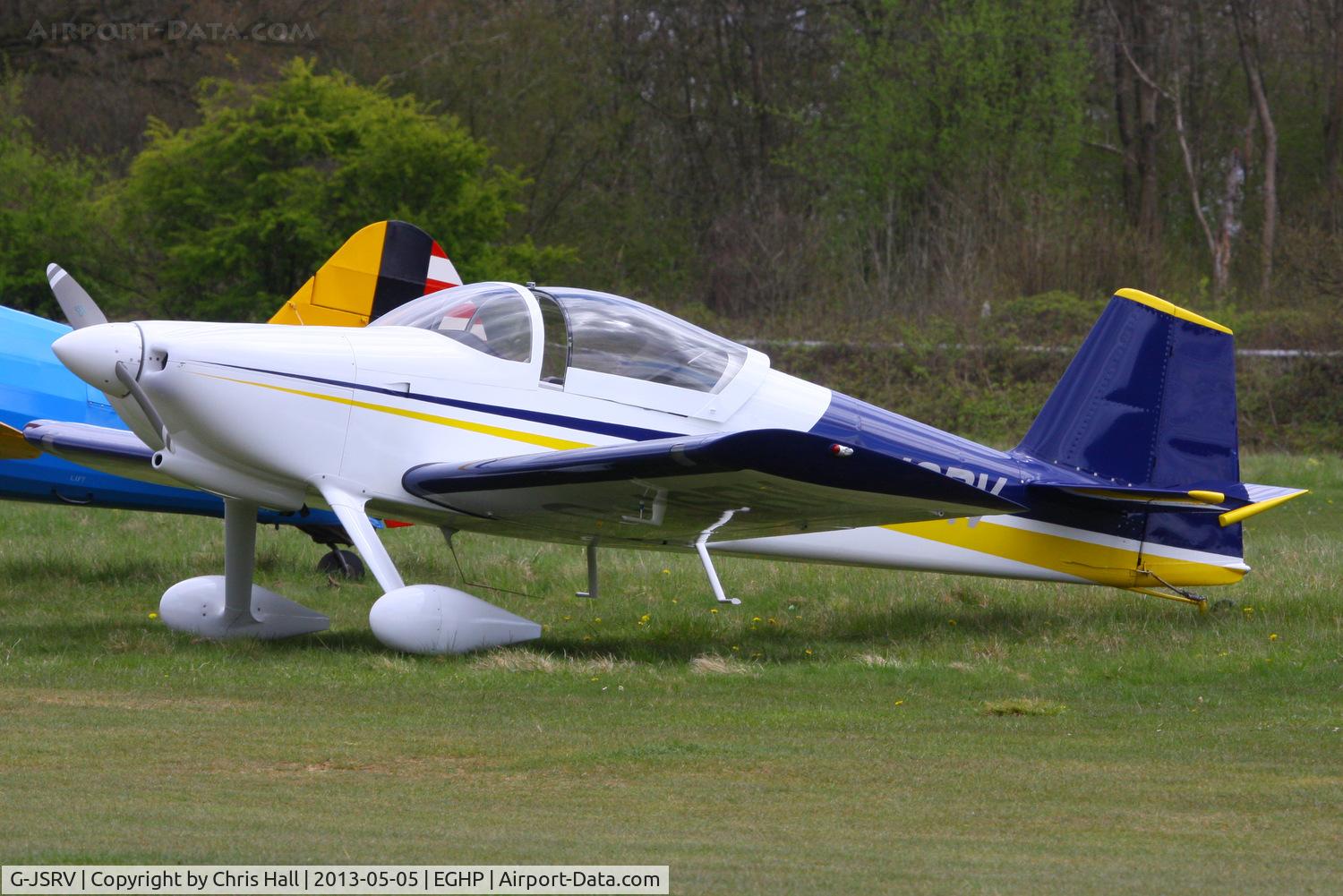 G-JSRV, 2006 Vans RV-6 C/N PFA 181A-14407, at the LAA Microlight Trade Fair, Popham