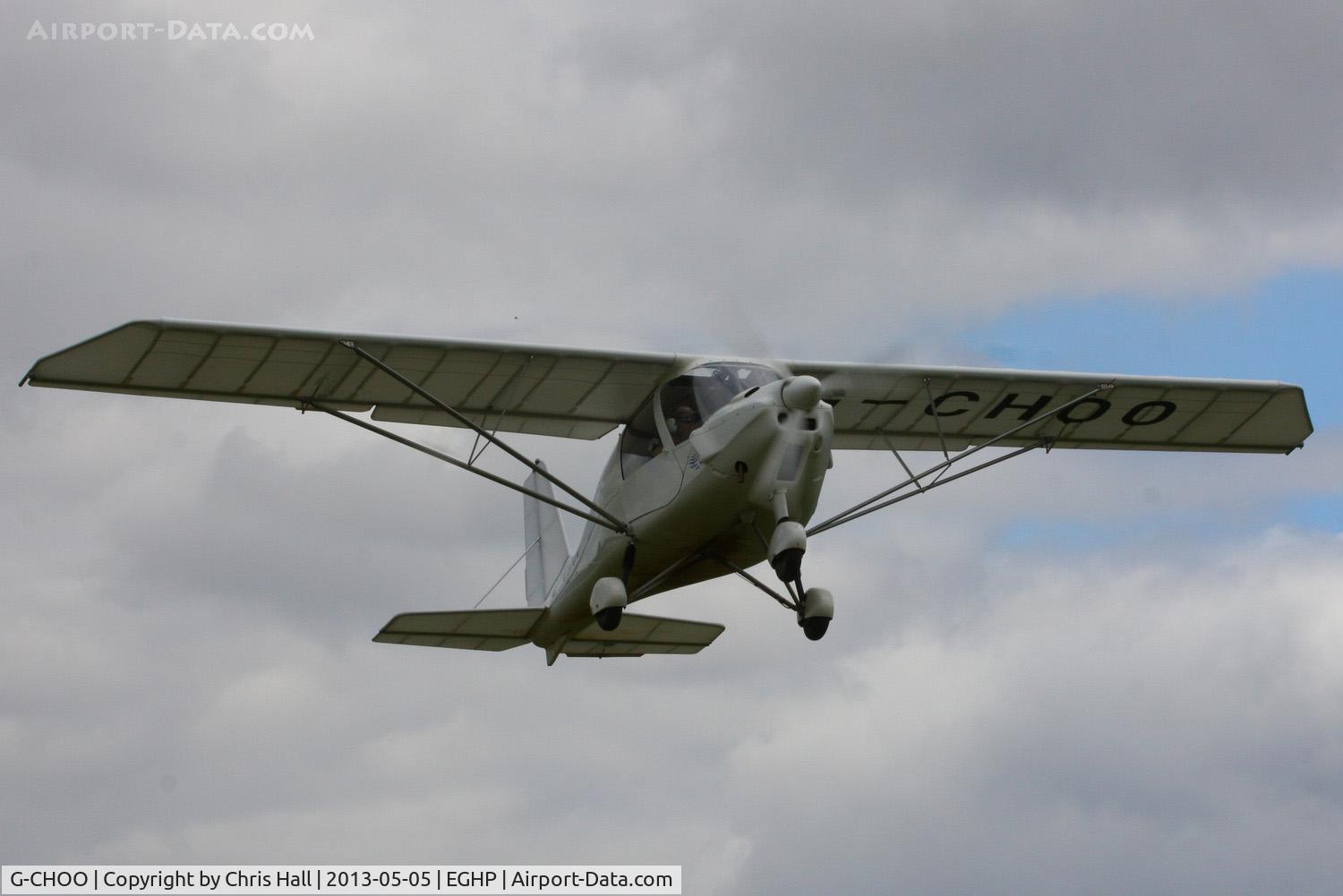 G-CHOO, 2012 Comco Ikarus C42 FB80 C/N 1205-7204, at the LAA Microlight Trade Fair, Popham
