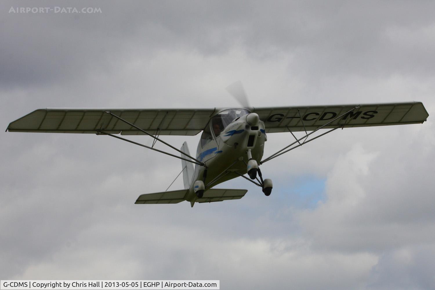 G-CDMS, 2005 Comco Ikarus C42 FB80 C/N 0506-6689, at the LAA Microlight Trade Fair, Popham