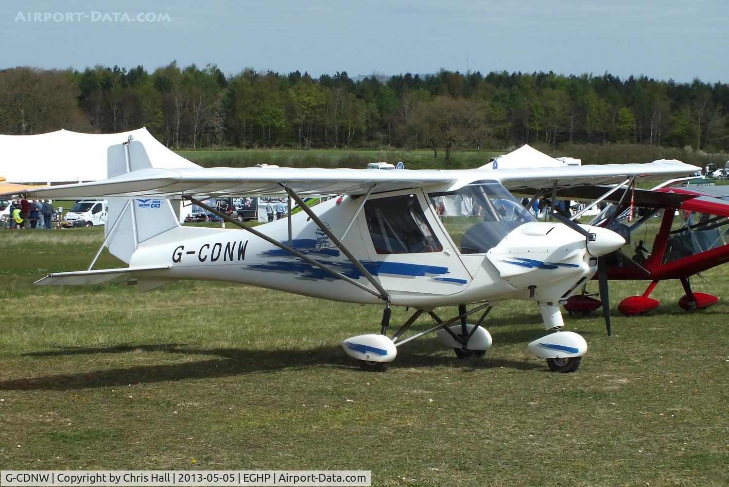 G-CDNW, 2006 Comco Ikarus C42 FB UK C/N PFA 322-14426, at the LAA Microlight Trade Fair, Popham