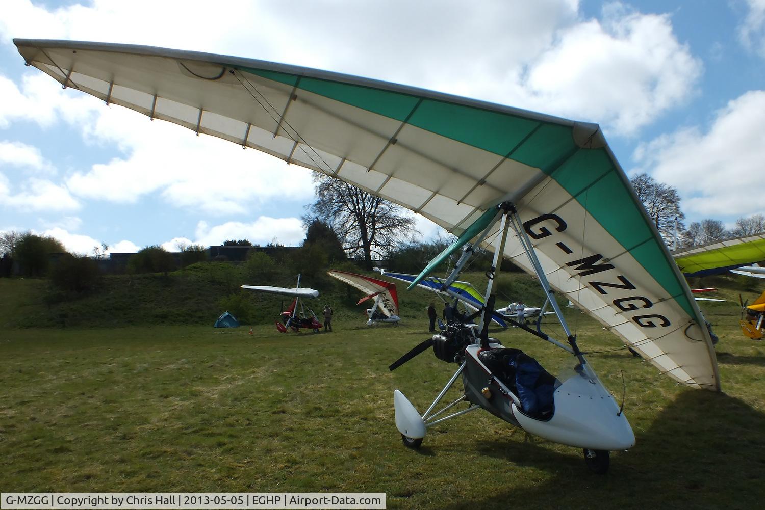 G-MZGG, 1997 Pegasus Quantum 15 C/N 7327, at the LAA Microlight Trade Fair, Popham