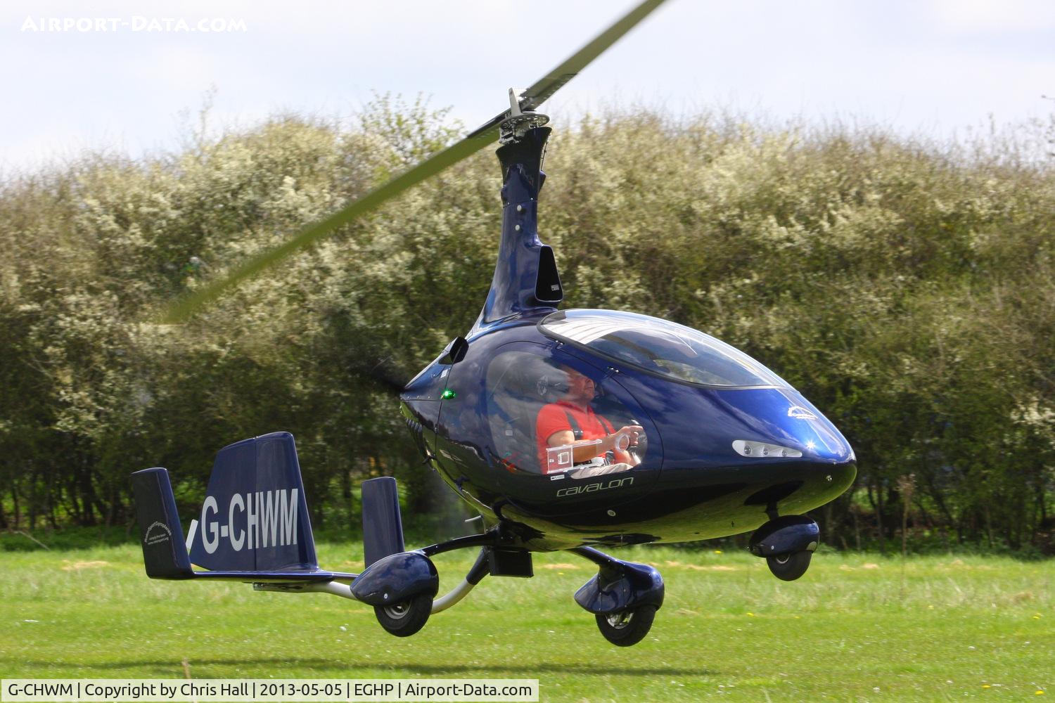 G-CHWM, 2013 Rotorsport UK Cavalon C/N RSUK/CVLN/002, at the LAA Microlight Trade Fair, Popham