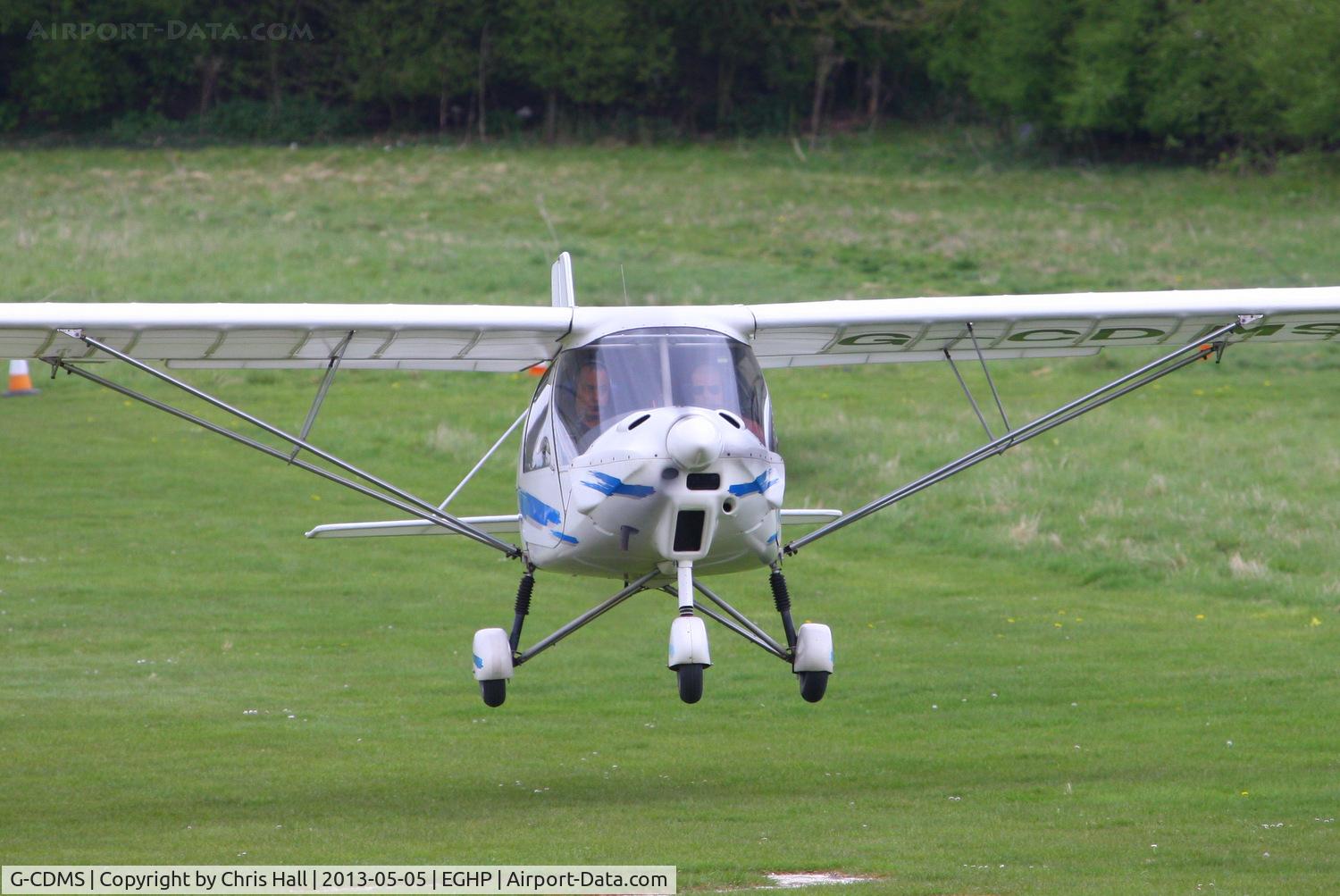 G-CDMS, 2005 Comco Ikarus C42 FB80 C/N 0506-6689, at the LAA Microlight Trade Fair, Popham