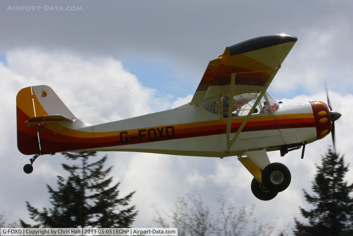 G-FOXD, 1996 Denney Kitfox MK2 C/N PFA 172-11618, at the LAA Microlight Trade Fair, Popham