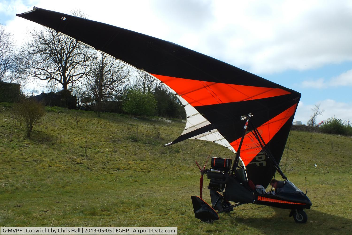 G-MVPF, 1989 Medway Hybred 44XLR C/N MR036/52, at the LAA Microlight Trade Fair, Popham