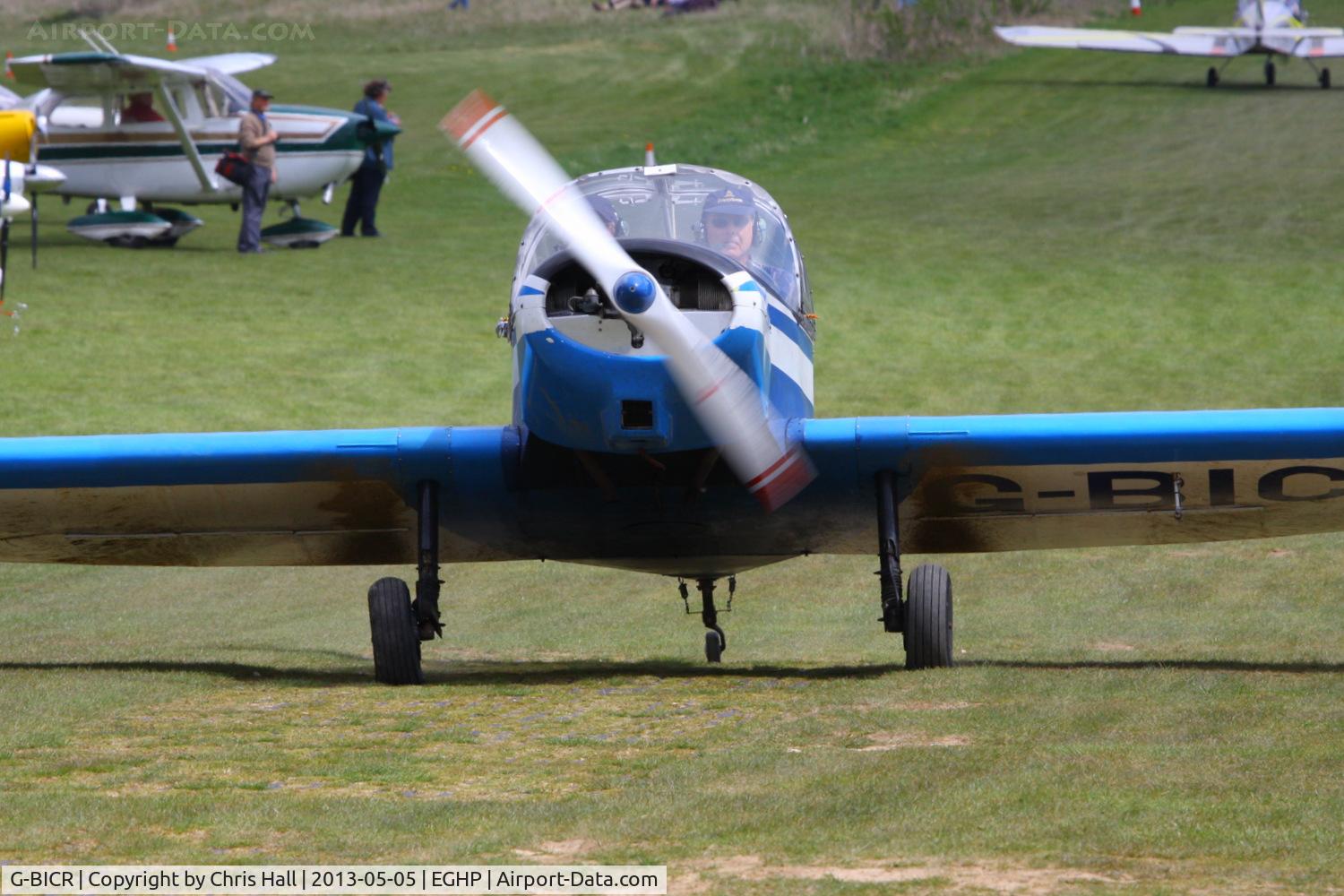 G-BICR, 1958 Jodel (Wassmer) D-120A Paris-Nice C/N 135, at the LAA Microlight Trade Fair, Popham