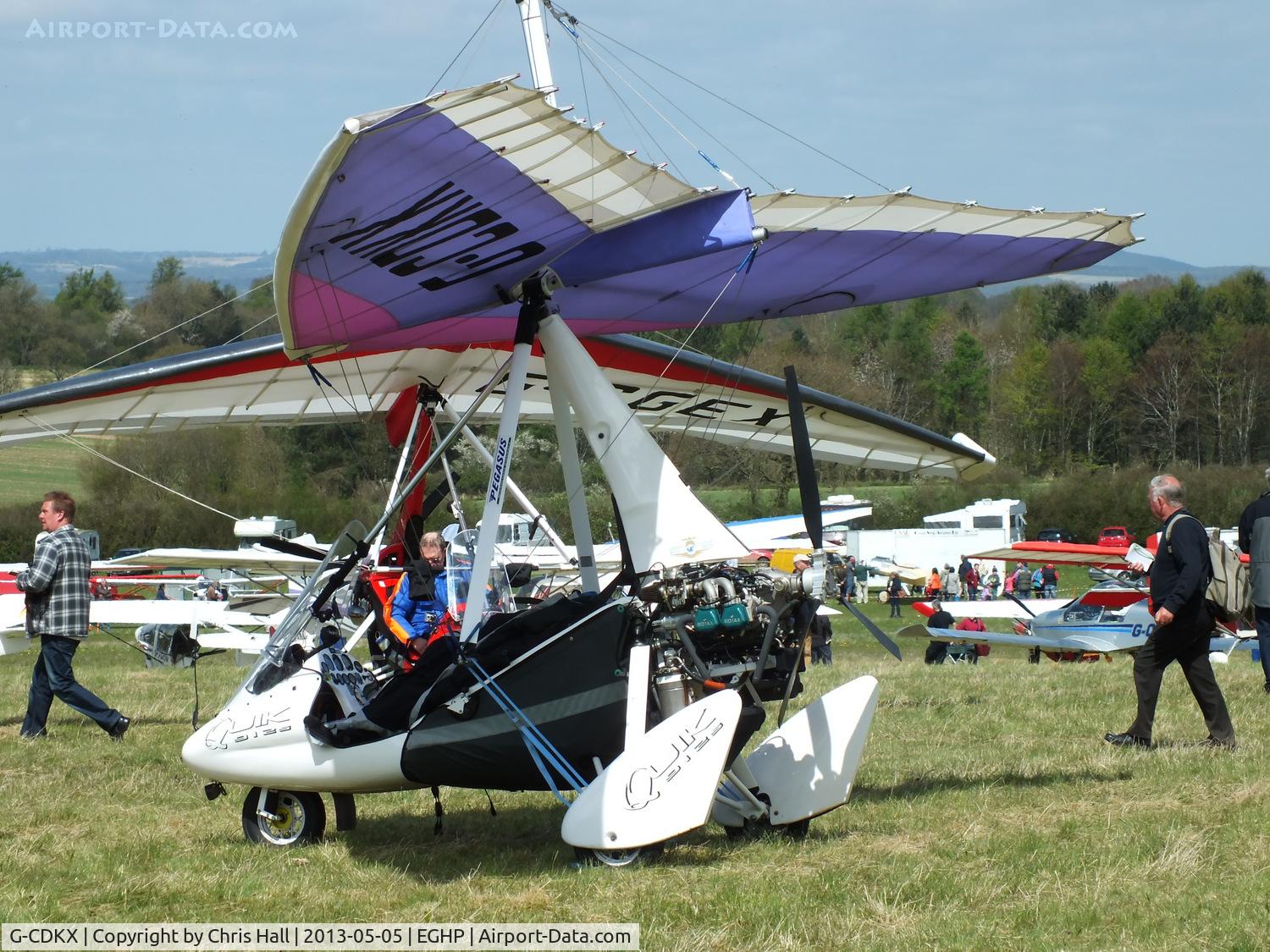 G-CDKX, 2005 Skyranger J2.2(1) C/N BMAA/HB/395, at the LAA Microlight Trade Fair, Popham