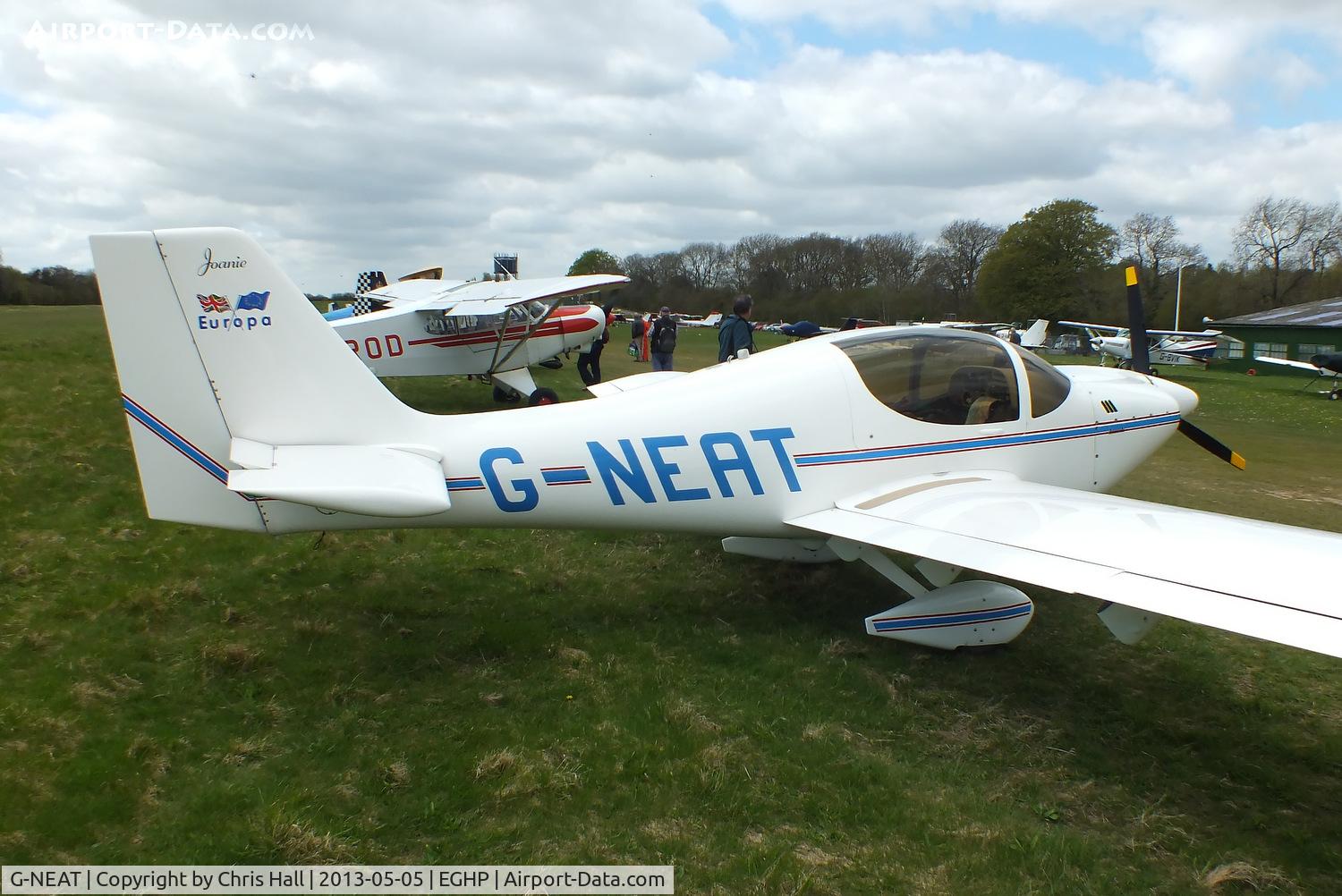 G-NEAT, 1996 Europa Tri-Gear C/N PFA 247-12642, at the LAA Microlight Trade Fair, Popham