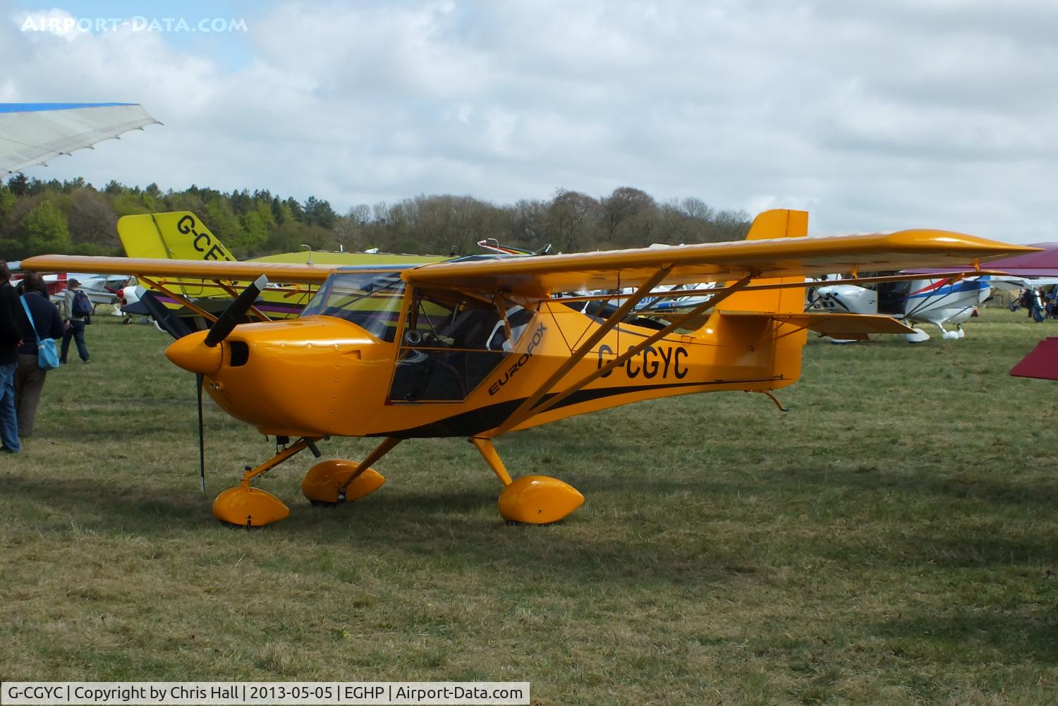 G-CGYC, 2012 Aeropro Eurofox 912(S) C/N LAA 376-15100, at the LAA Microlight Trade Fair, Popham