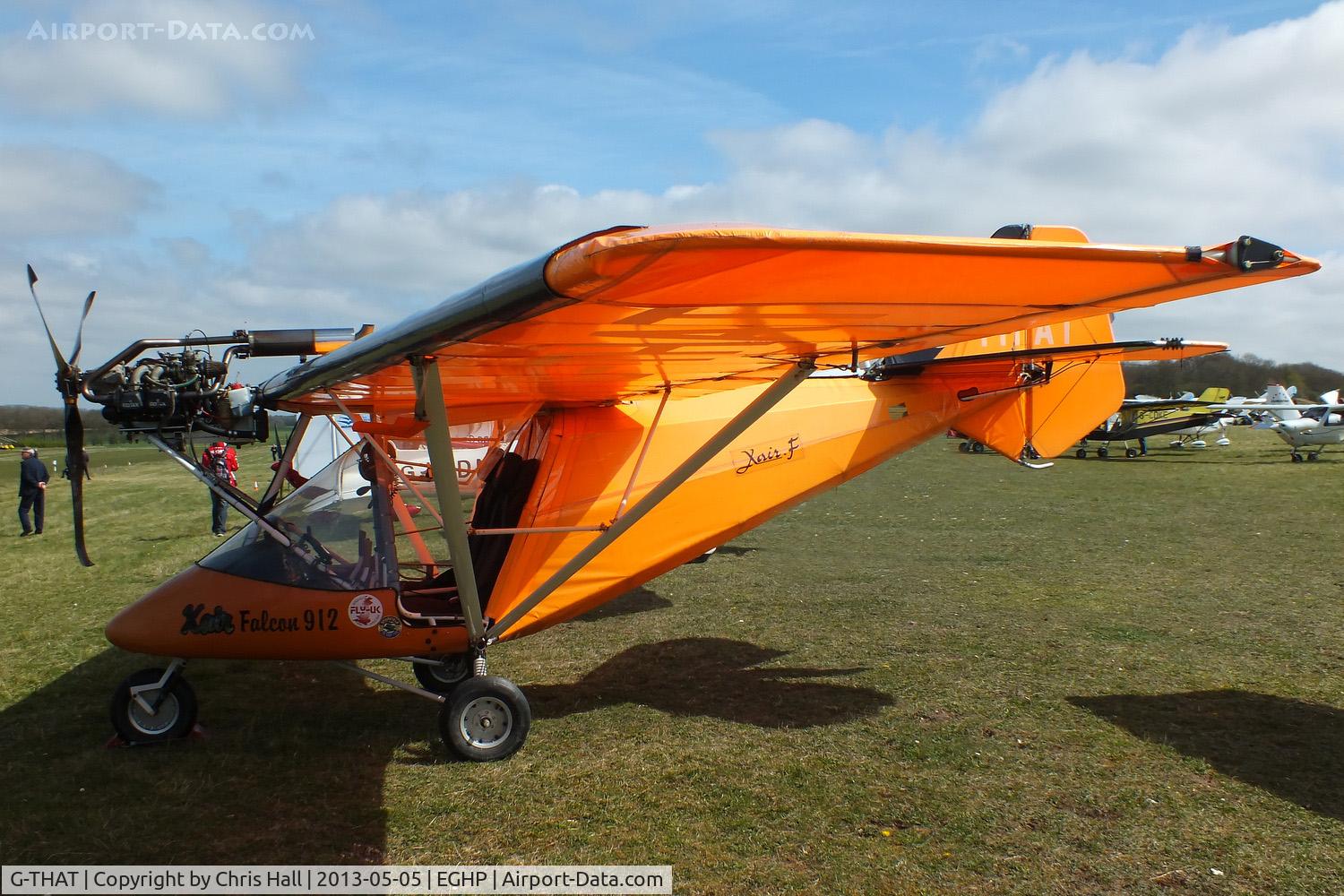 G-THAT, 2002 X'Air Falcon 912(1) C/N BMAA/HB/221, at the LAA Microlight Trade Fair, Popham