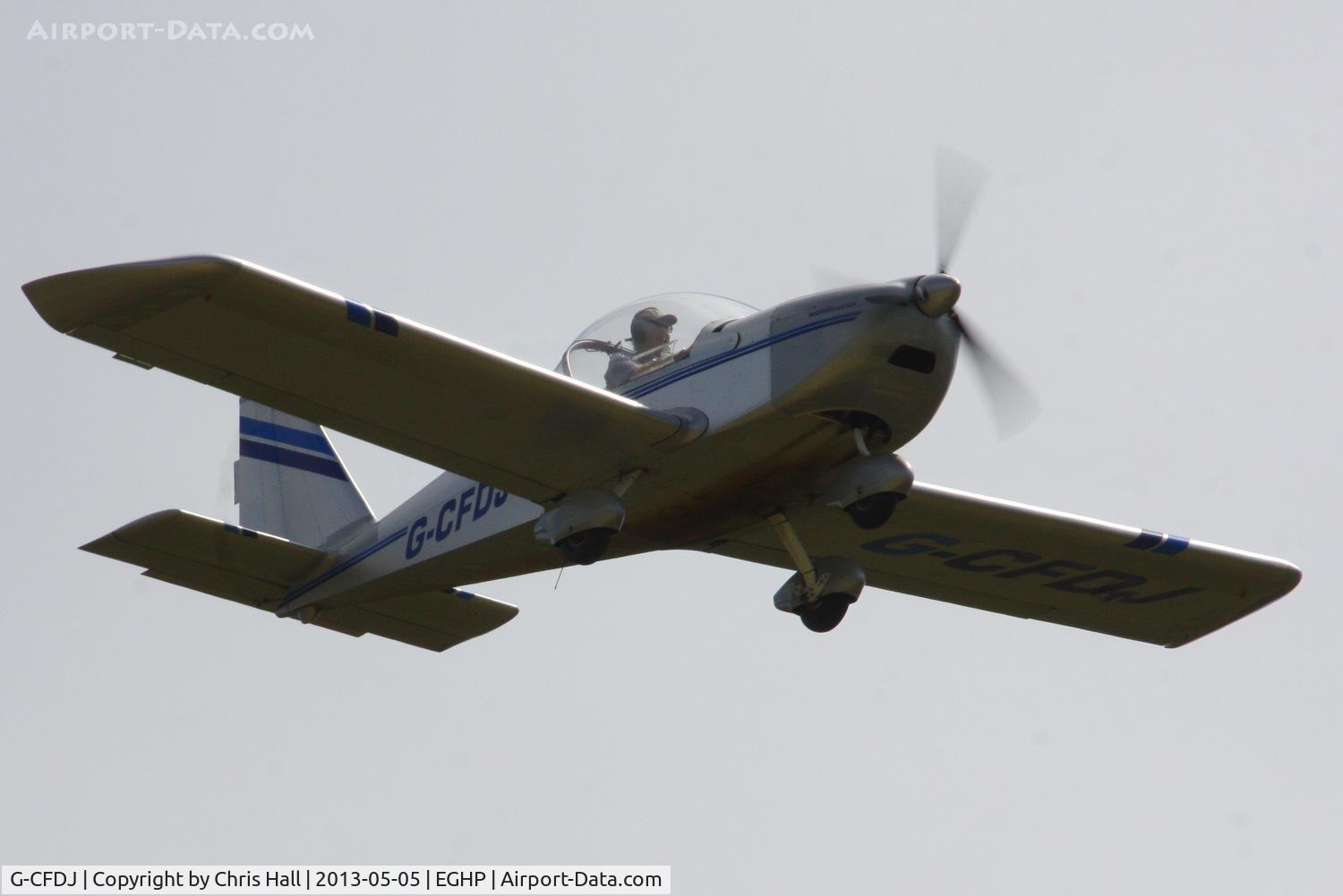 G-CFDJ, 2008 Cosmik EV-97 TeamEurostar UK C/N 3209, at the LAA Microlight Trade Fair, Popham