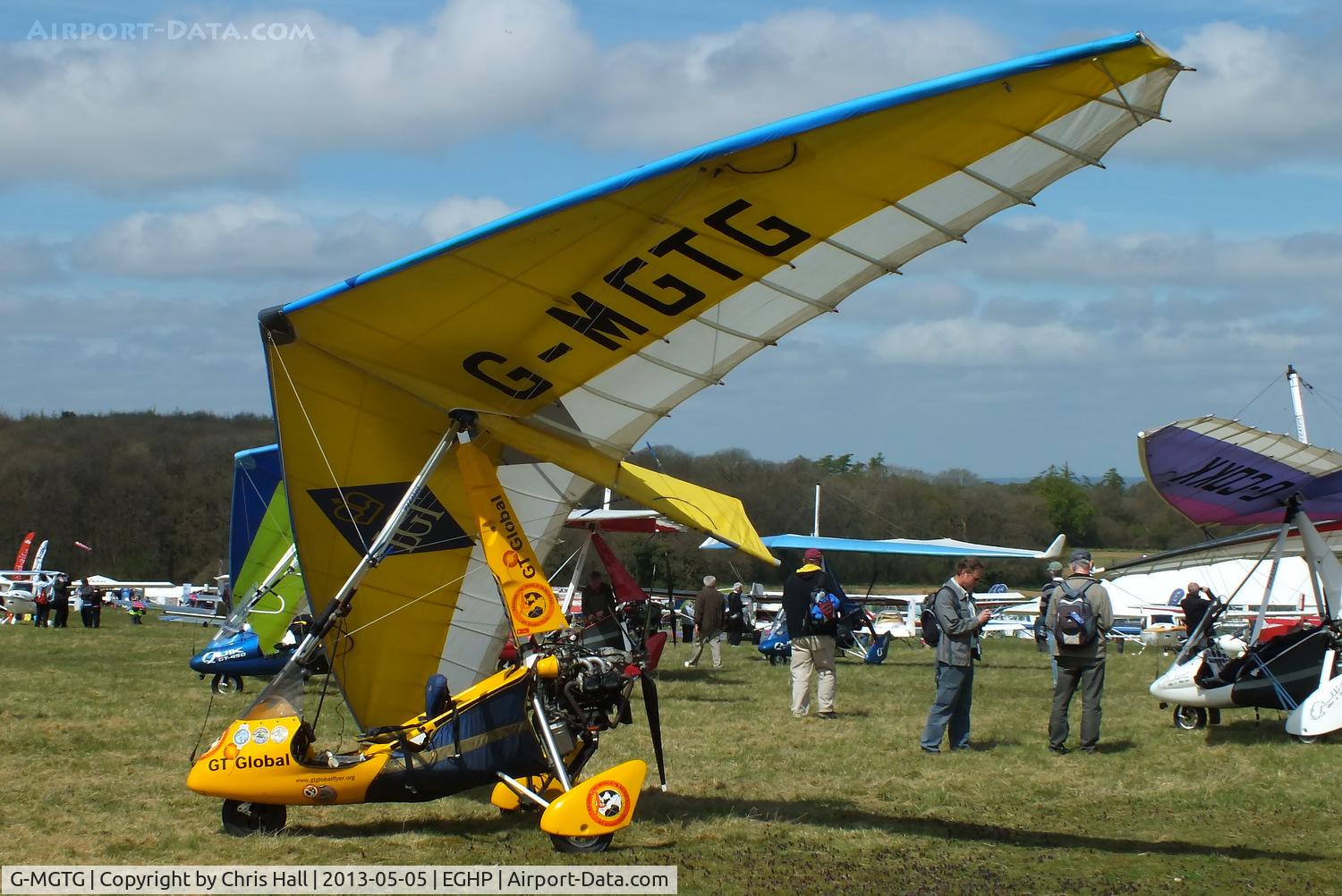 G-MGTG, 1997 Pegasus Quantum 15-912 C/N 7369, at the LAA Microlight Trade Fair, Popham