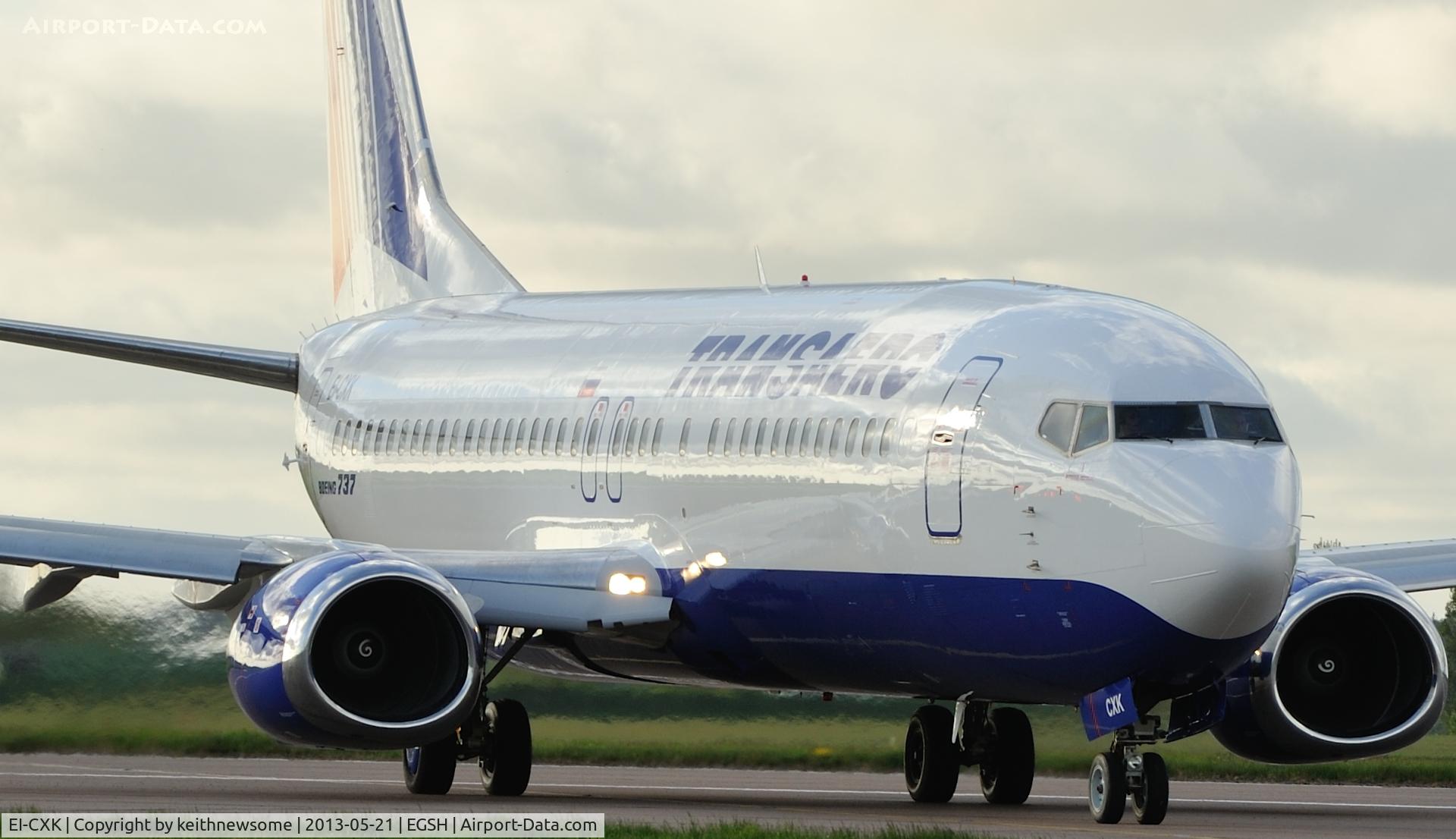 EI-CXK, 1992 Boeing 737-4S3 C/N 25596/2255, Leaving in the evening light !