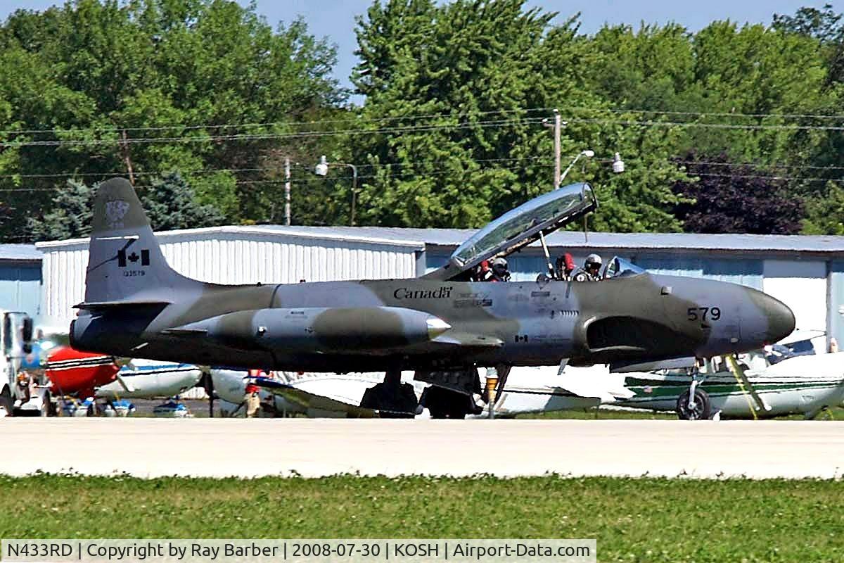 N433RD, 1952 Canadair CT-133 Silver Star C/N T33-579, Lockheed CT-133AUP Silver Star Mk.3 [T33-579] Oshkosh-Wittman Regional~N 30/07/2008