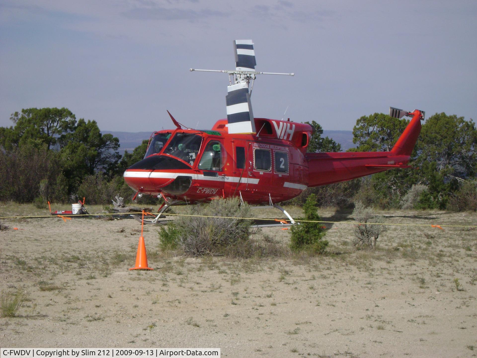 C-FWDV, 1979 Bell 212 C/N 30973, Working in Colorado