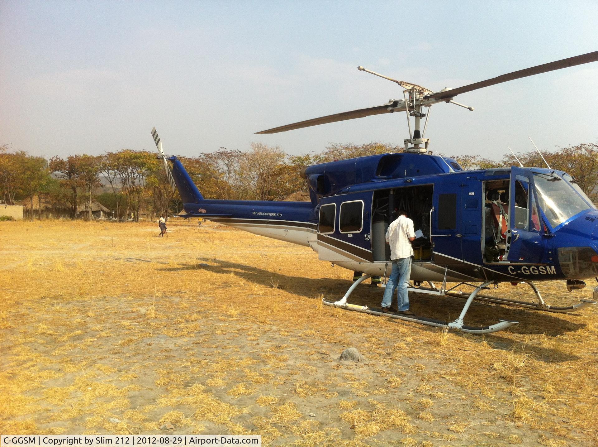 C-GGSM, 1975 Bell 212 C/N 30741, Working Angola