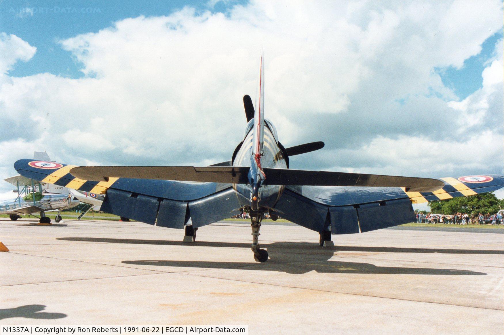 N1337A, 1952 Vought F4U-7 Corsair C/N 977, Woodford Airshow