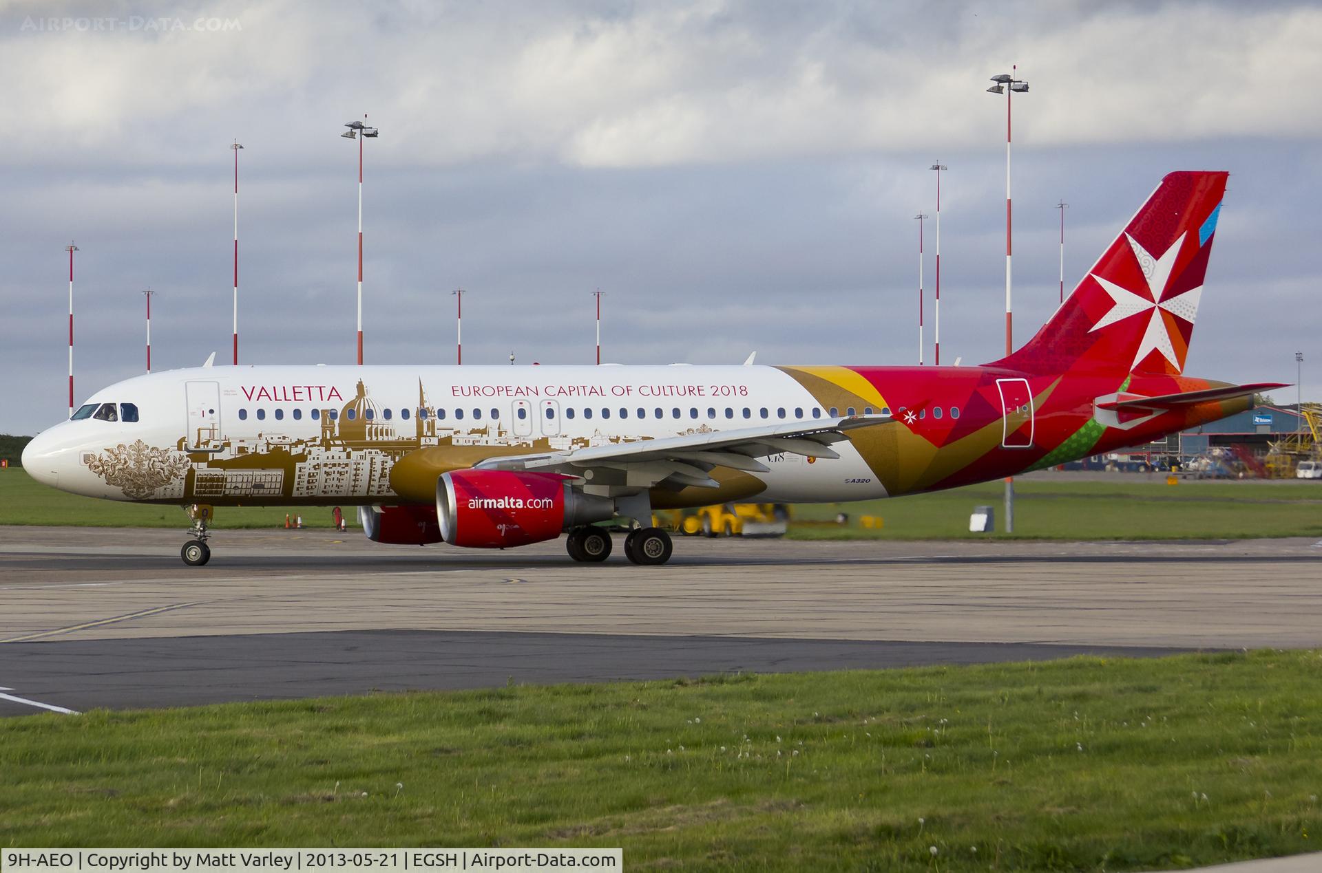 9H-AEO, 2006 Airbus A320-214 C/N 2768, Departing NWI...