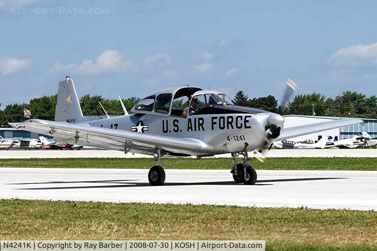 N4241K, 1948 Ryan Navion A C/N NAV-4-1241, North American Navion [NAV-4-1241] Oshkosh-Wittman Regional~N 30/07/2008