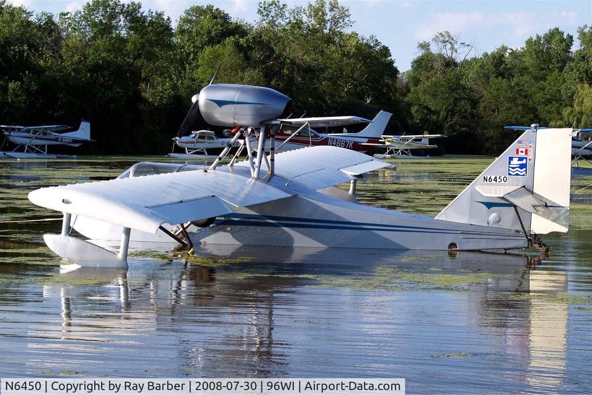 N6450, 1977 Volmer B1 C/N 125, Volmer B.1 Flying Boat [125] Oshkosh-Lake Winnebago Seaplane Base~N 30/07/2008