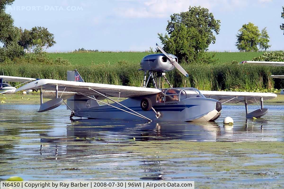 N6450, 1977 Volmer B1 C/N 125, Volmer B.1 Flying Boat [125] Oshkosh-Lake Winnebago Seaplane Base~N 30/07/2008