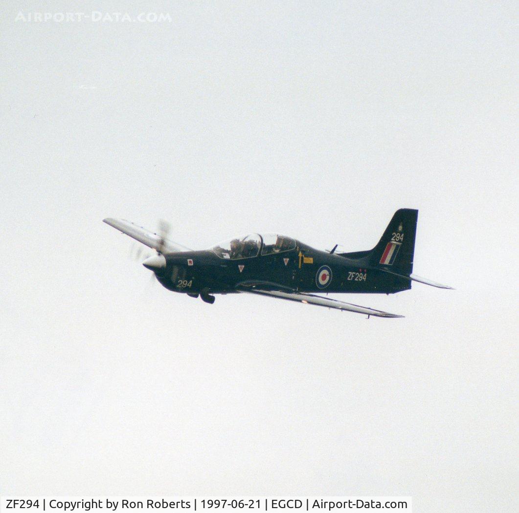 ZF294, 1991 Short S-312 Tucano T1 C/N S094/T65, A very wet Woodford Airshow