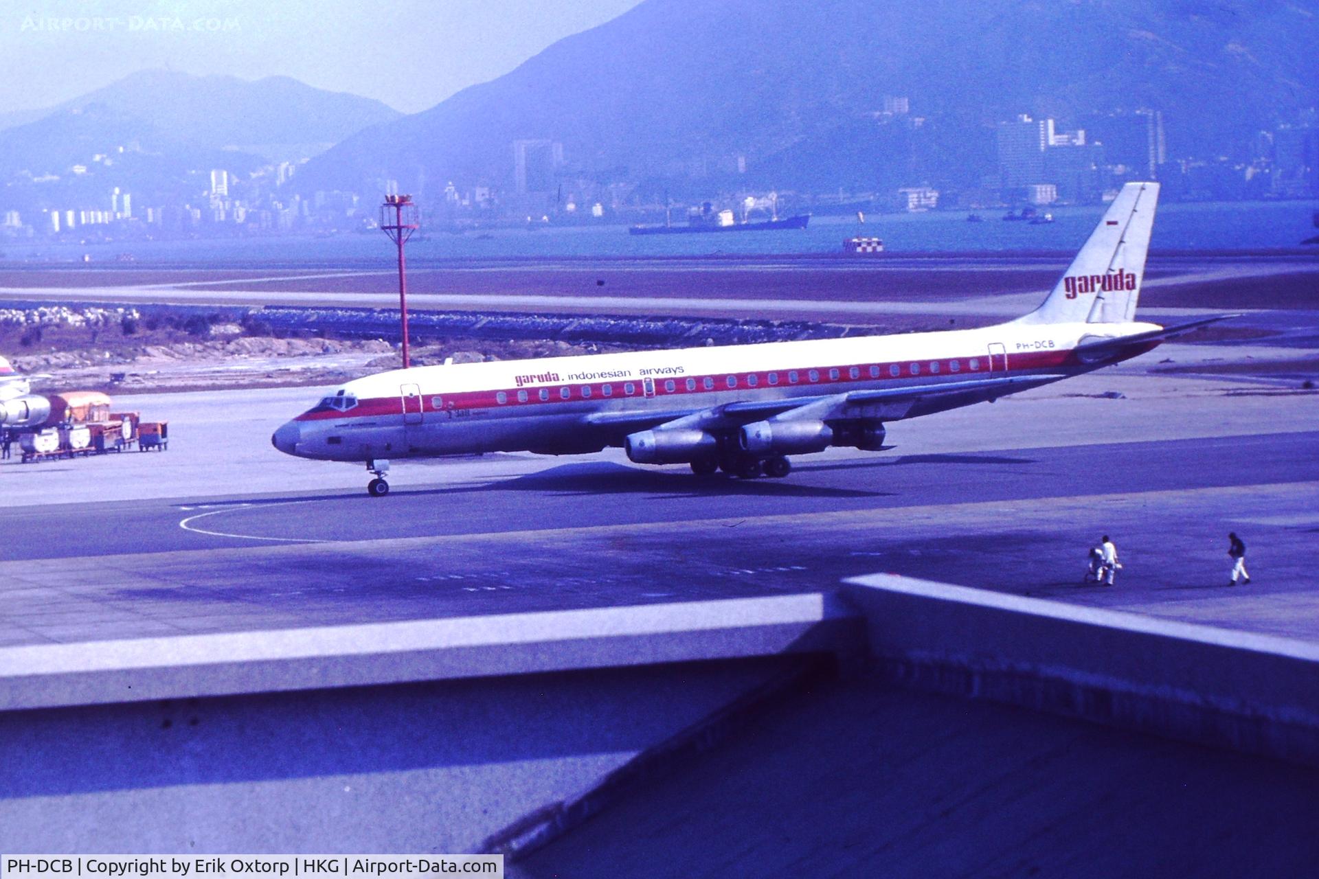 PH-DCB, 1960 Douglas DC-8-33 C/N 45377, PH-DCB in Kai Tak