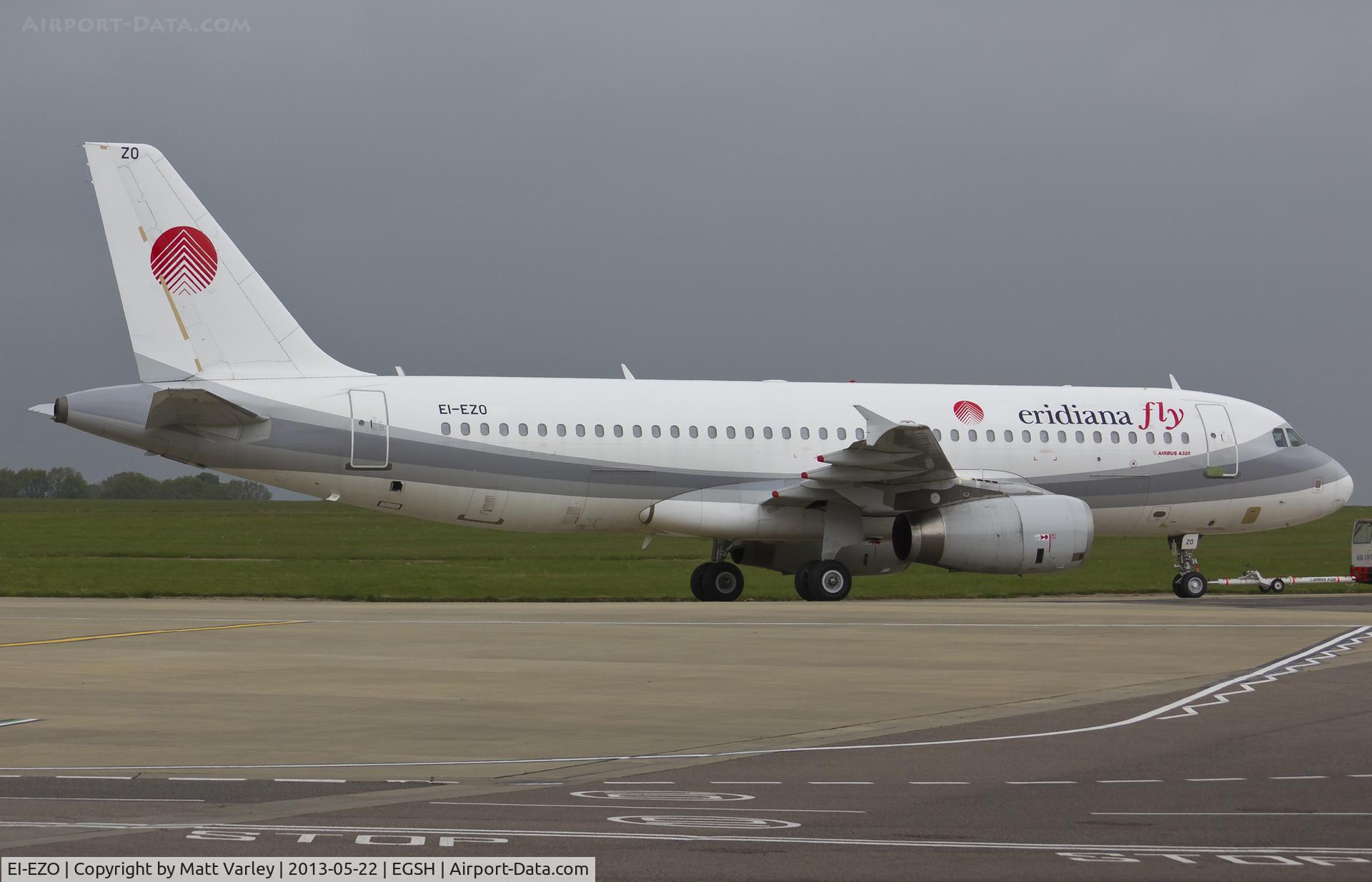 EI-EZO, 2002 Airbus A320-232 C/N 1723, Being towed to the Air Livery hangar for spray into Bingo Airways C/S... (To become SP-ADK)