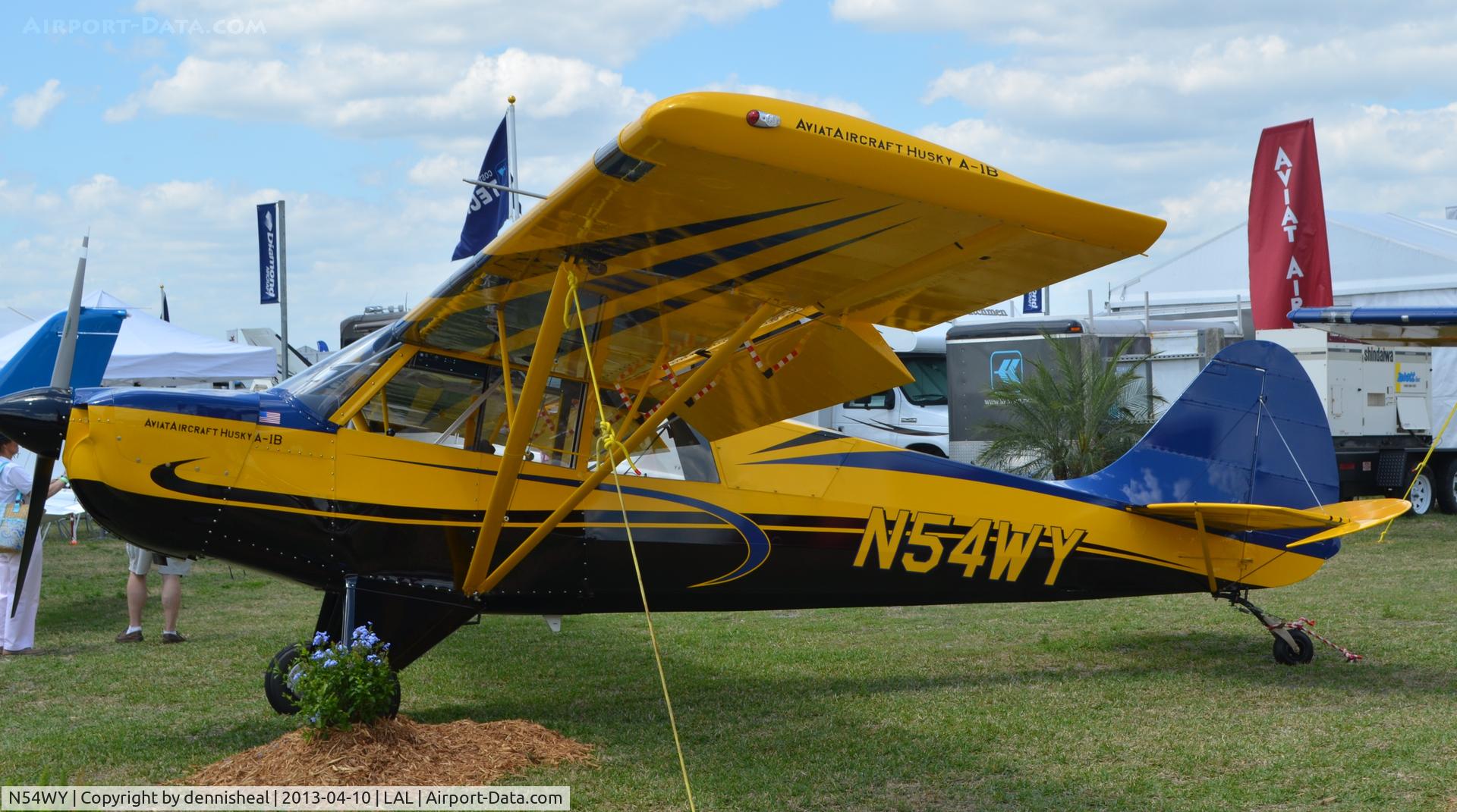 N54WY, 2013 Aviat A-1B Husky C/N 3126, AVIAT AIRCRAFT INC A-1C-200 AT SUN N FUN