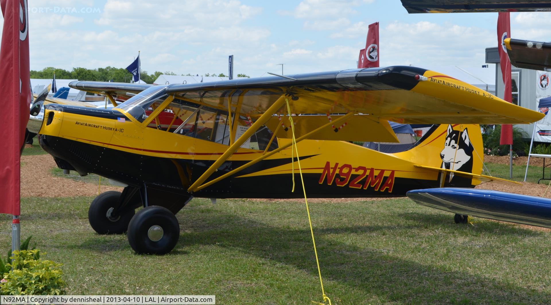 N92MA, 2012 Aviat A-1C-180 Husky C/N 3158, 2012 AVIAT AIRCRAFT INC A-1C-180 HUSKY AT SUN N FUN