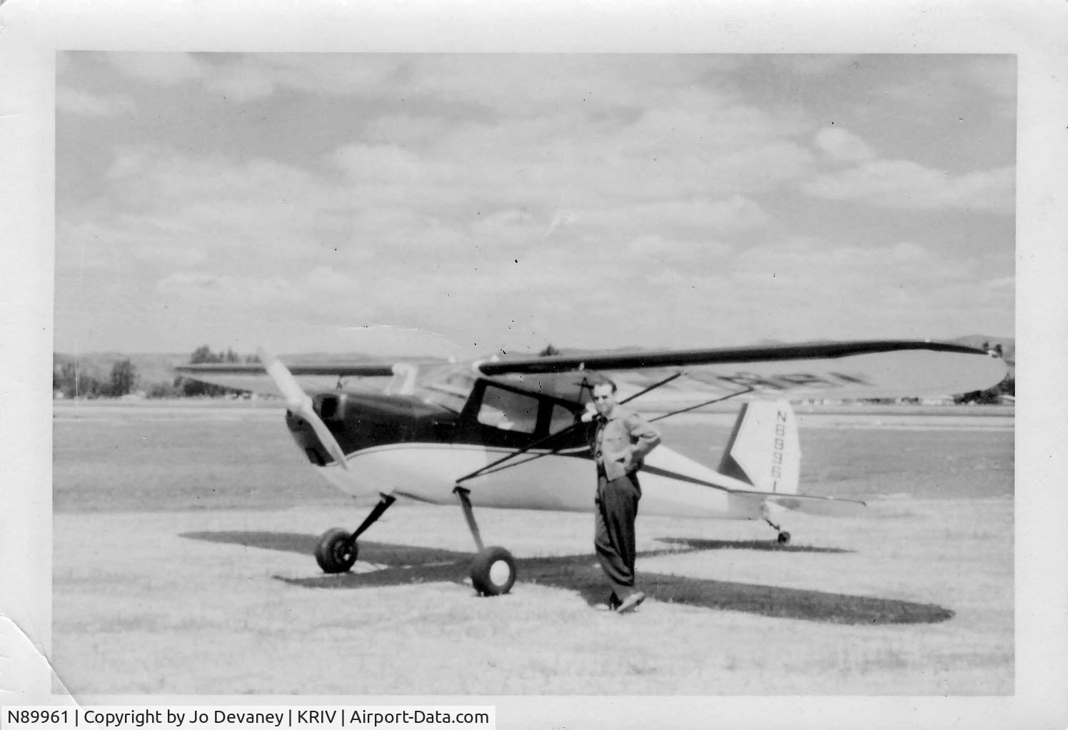 N89961, 1946 Cessna 140 C/N 9013, My dad owned this Cessna in Riverside, CA in late 50's.