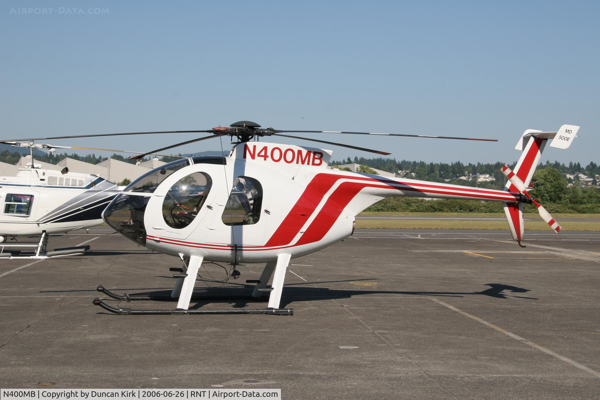 N400MB, 1990 McDonnell Douglas 369E C/N 0420E, One of many choppers operating from Renton
