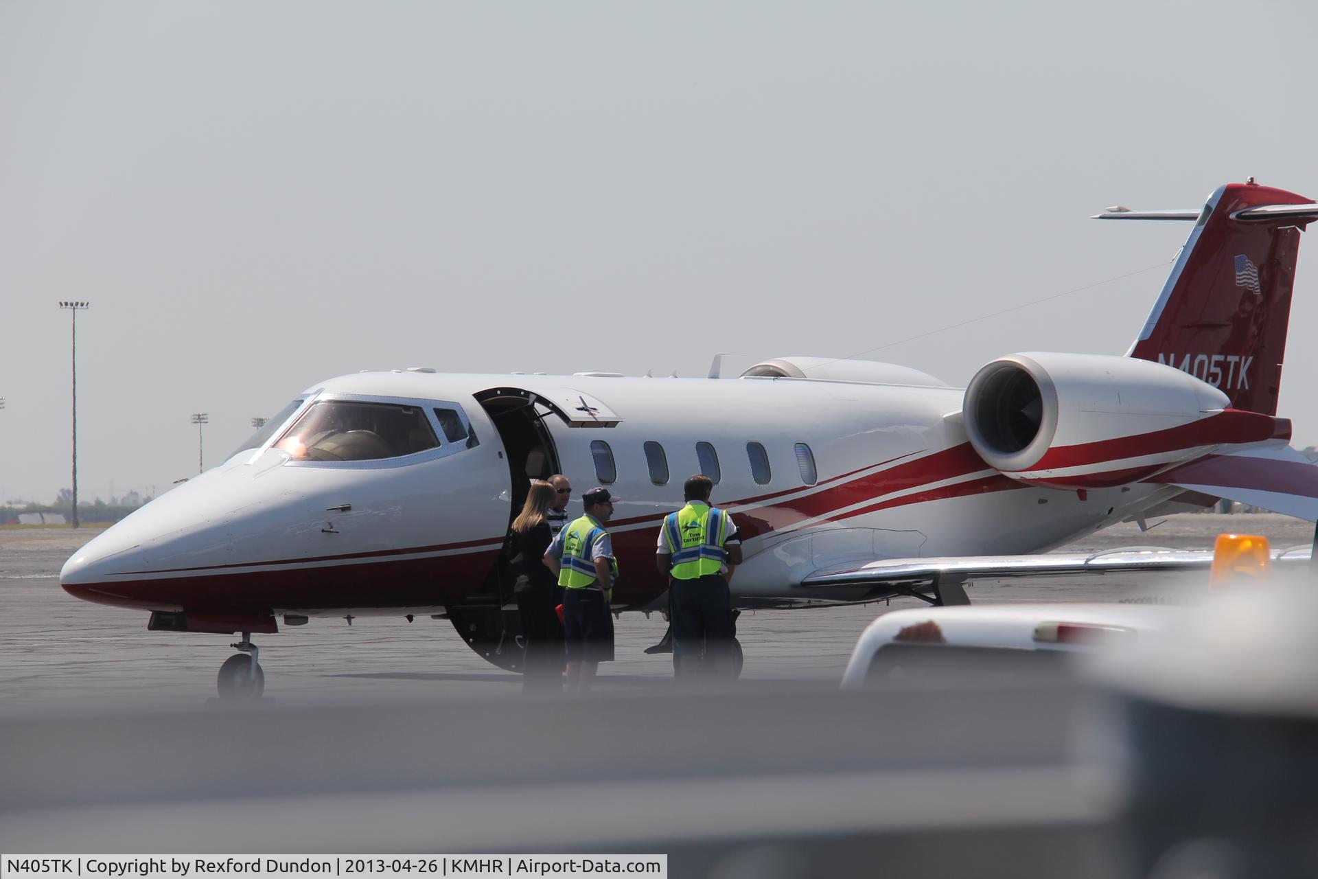 N405TK, 2001 Learjet 60 C/N 60-233, at Mather Field in Sacramento CA, while taking photos of 