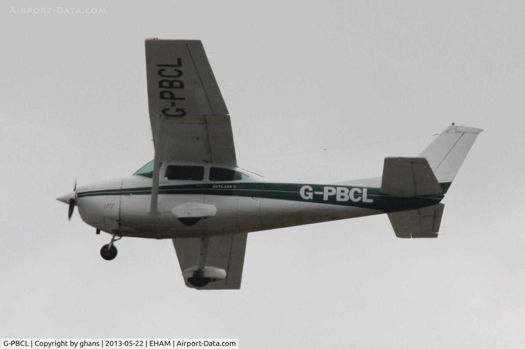 G-PBCL, 1976 Cessna 182P Skylane C/N 182-64300, Overhead EHAM