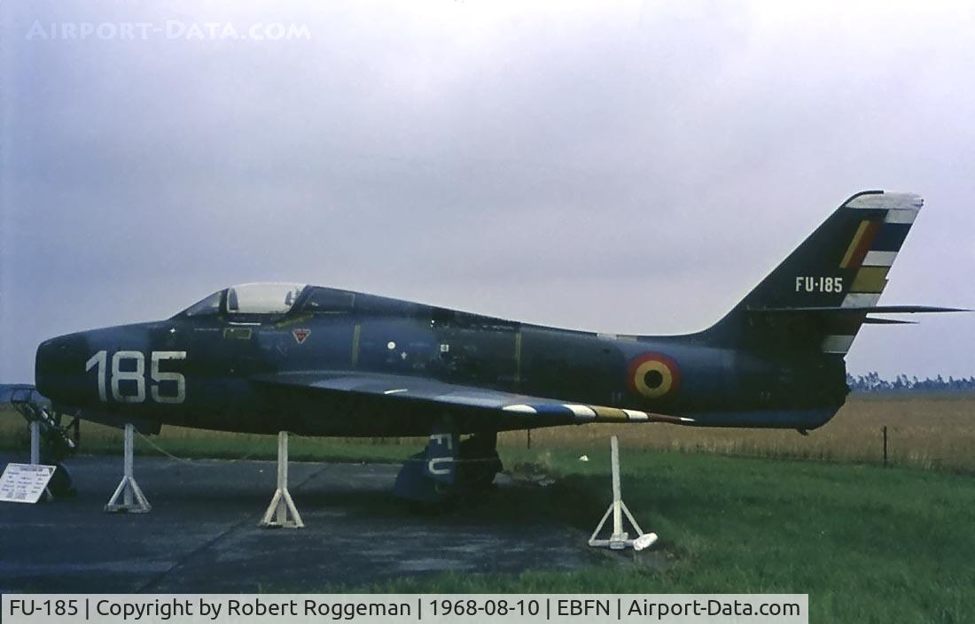 FU-185, Republic F-84F Thunderstreak C/N Not found (52-6569), 08-1968.