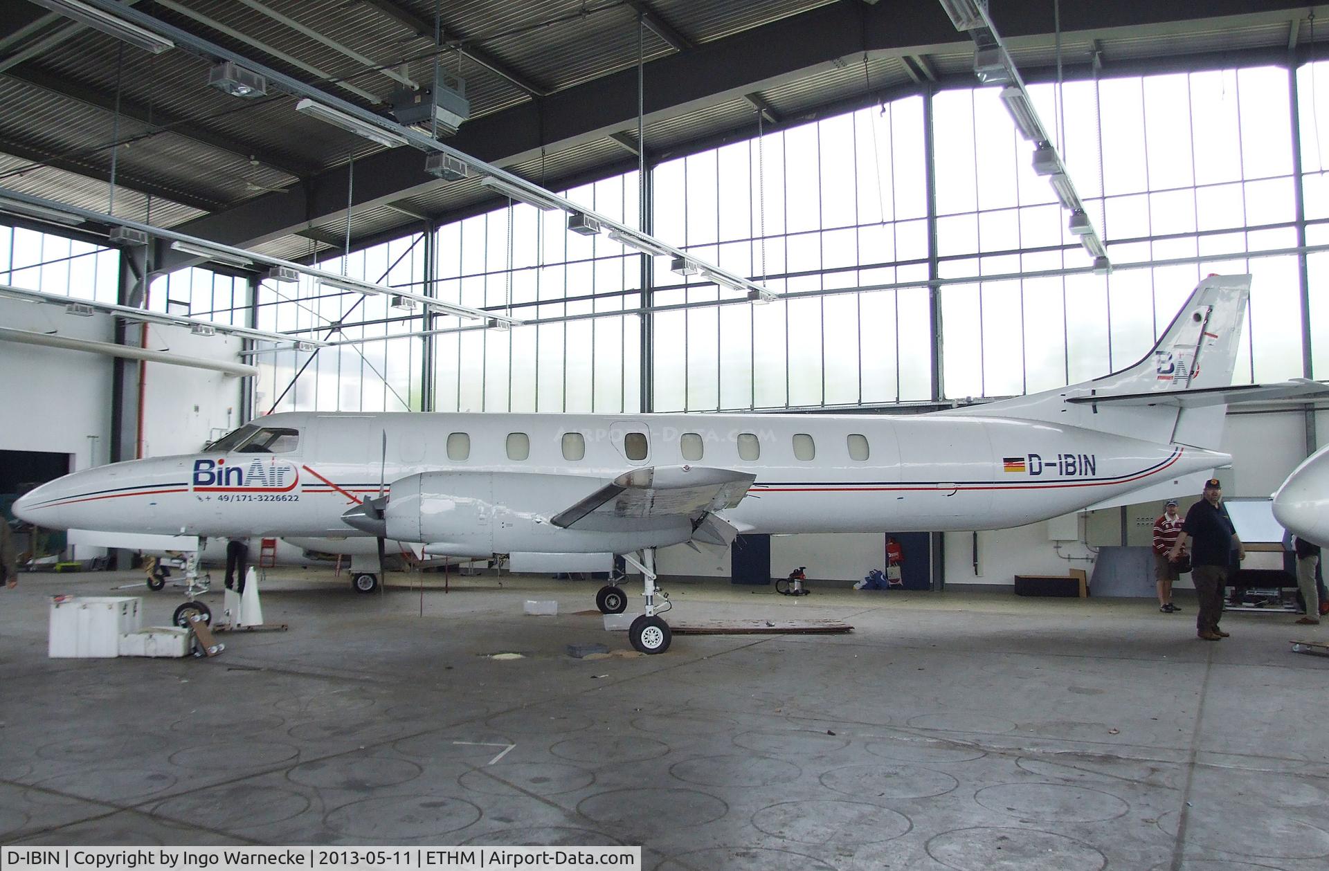 D-IBIN, 1978 Swearingen SA-226TC Merlin II C/N TC-252, Swearingen SA.226-TC Metro II of BinAir during an open day at the Fliegendes Museum Mendig (Flying Museum) at former German Army Aviation base, now civilian Mendig airfield