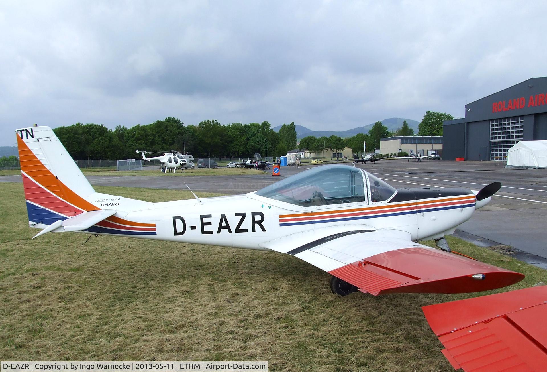 D-EAZR, 1988 FFA AS-202/18A-4 Bravo C/N 233, FFA AS-202/18A4 Bravo during an open day at the Fliegendes Museum Mendig (Flying Museum) at former German Army Aviation base, now civilian Mendig airfield