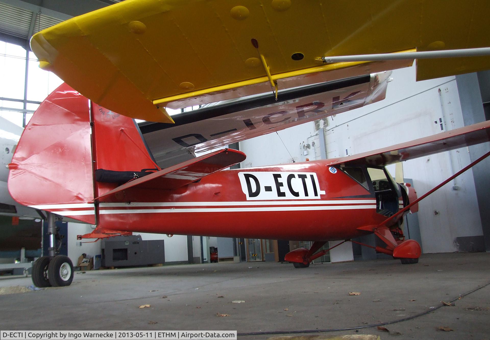 D-ECTI, 1960 Putzer Elster B C/N 18, Pützer Elster B during an open day at the Fliegendes Museum Mendig (Flying Museum) at former German Army Aviation base, now civilian Mendig airfield