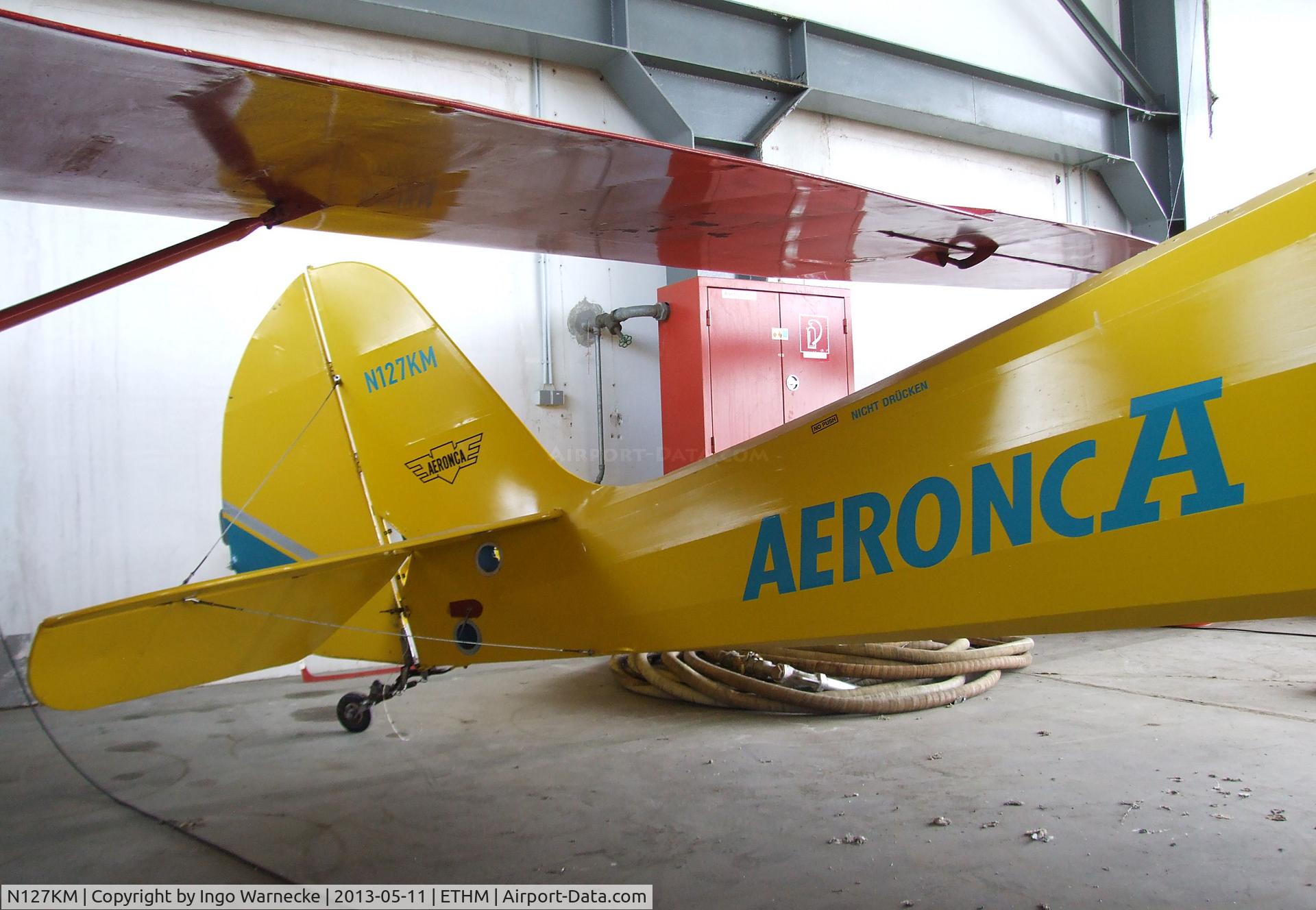 N127KM, 1938 Aeronca 65-C C/N C-1288, Aeronca 65-C during an open day at the Fliegendes Museum Mendig (Flying Museum) at former German Army Aviation base, now civilian Mendig airfield