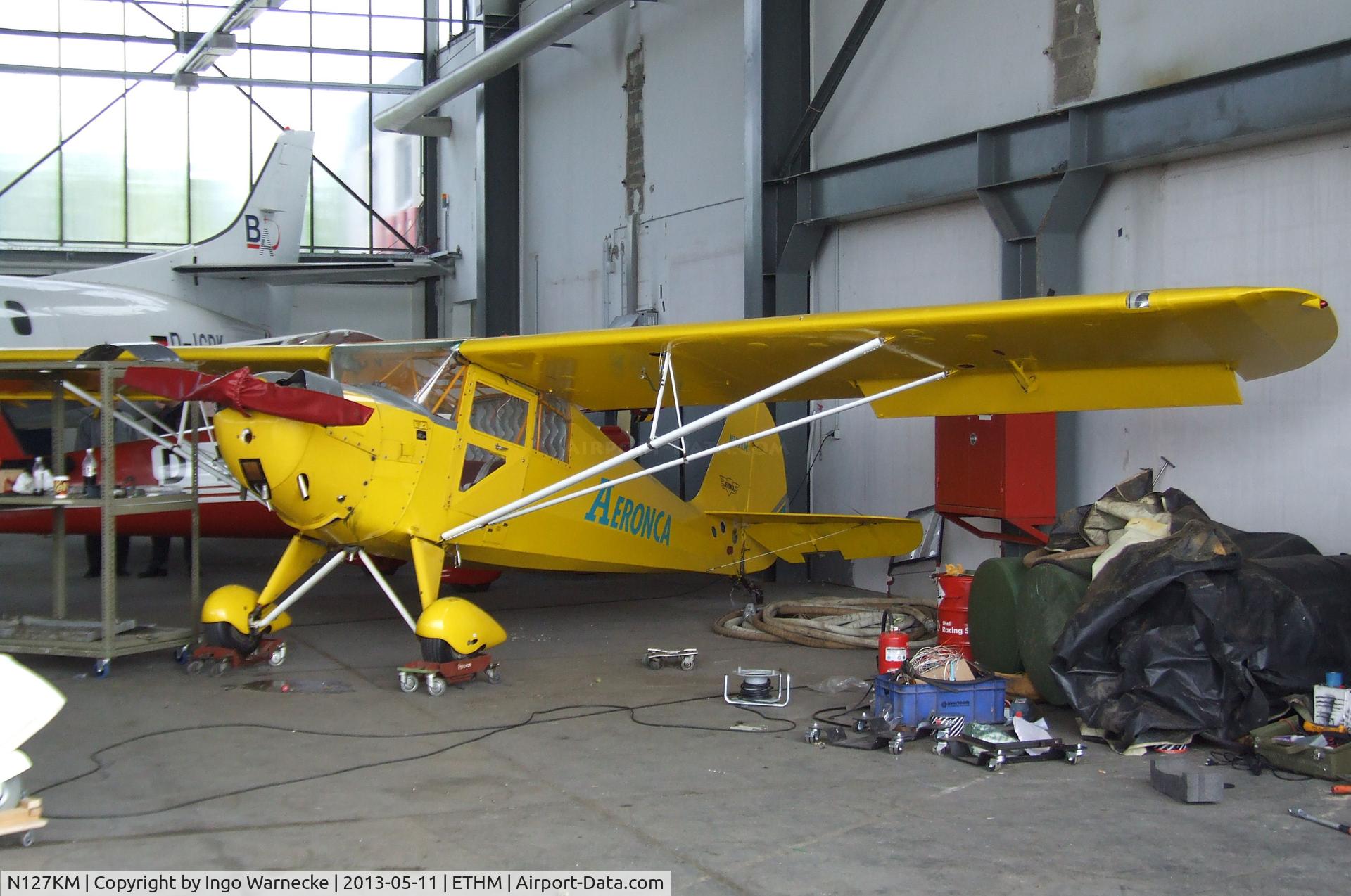 N127KM, 1938 Aeronca 65-C C/N C-1288, Aeronca 65-C during an open day at the Fliegendes Museum Mendig (Flying Museum) at former German Army Aviation base, now civilian Mendig airfield