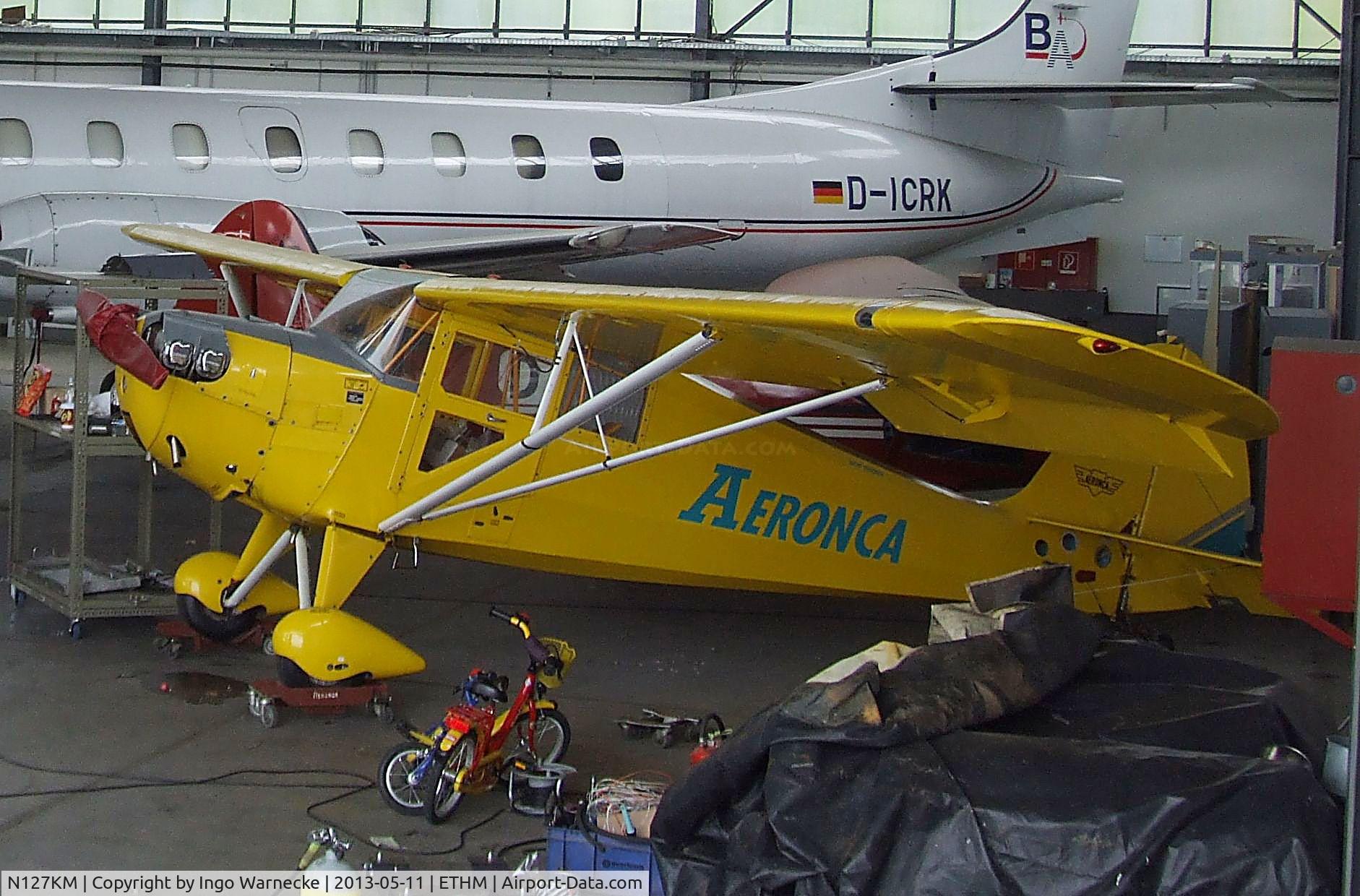 N127KM, 1938 Aeronca 65-C C/N C-1288, Aeronca 65-C during an open day at the Fliegendes Museum Mendig (Flying Museum) at former German Army Aviation base, now civilian Mendig airfield