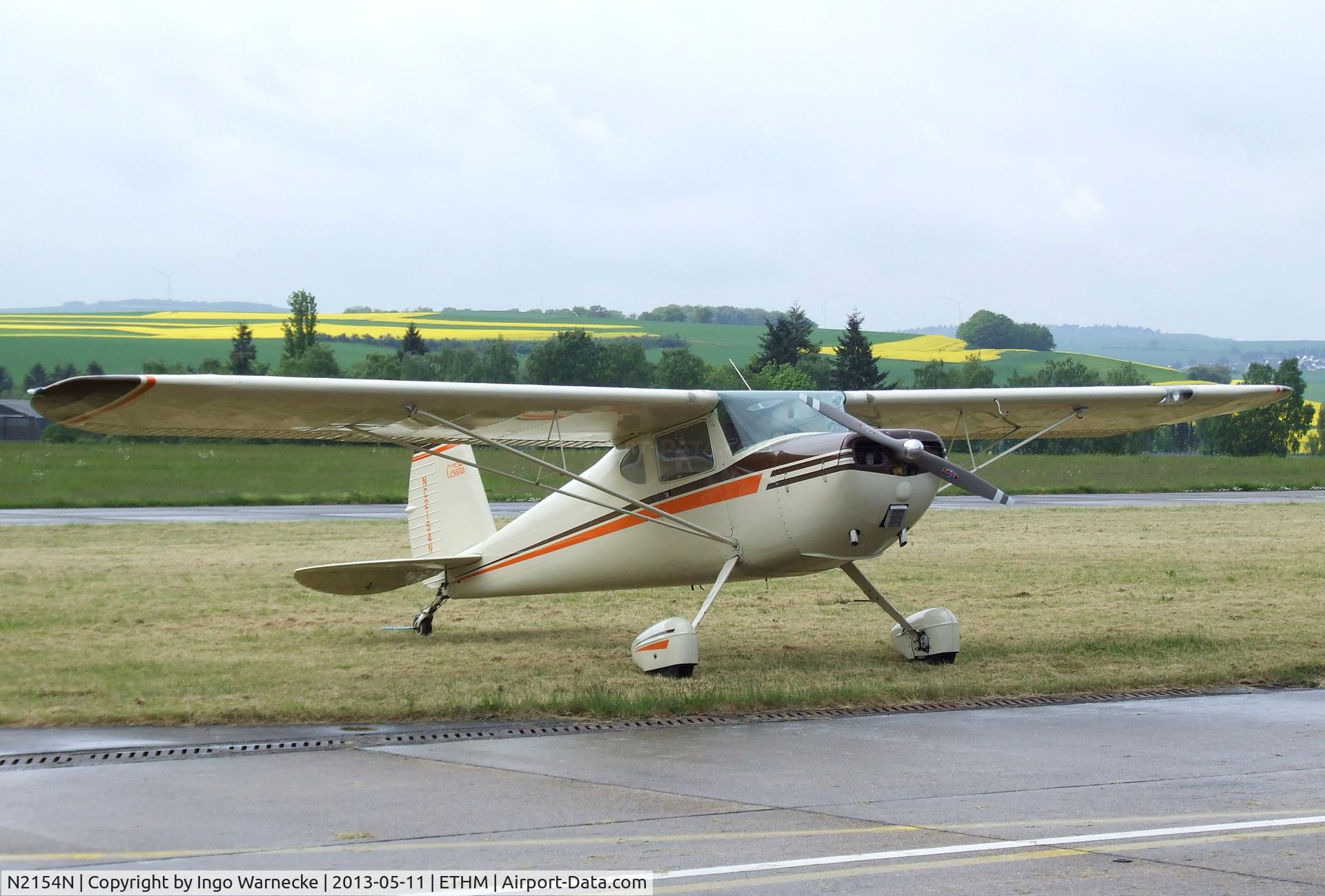 N2154N, 1947 Cessna 140 C/N 12390, Cessna 140 during an open day at the Fliegendes Museum Mendig (Flying Museum) at former German Army Aviation base, now civilian Mendig airfield