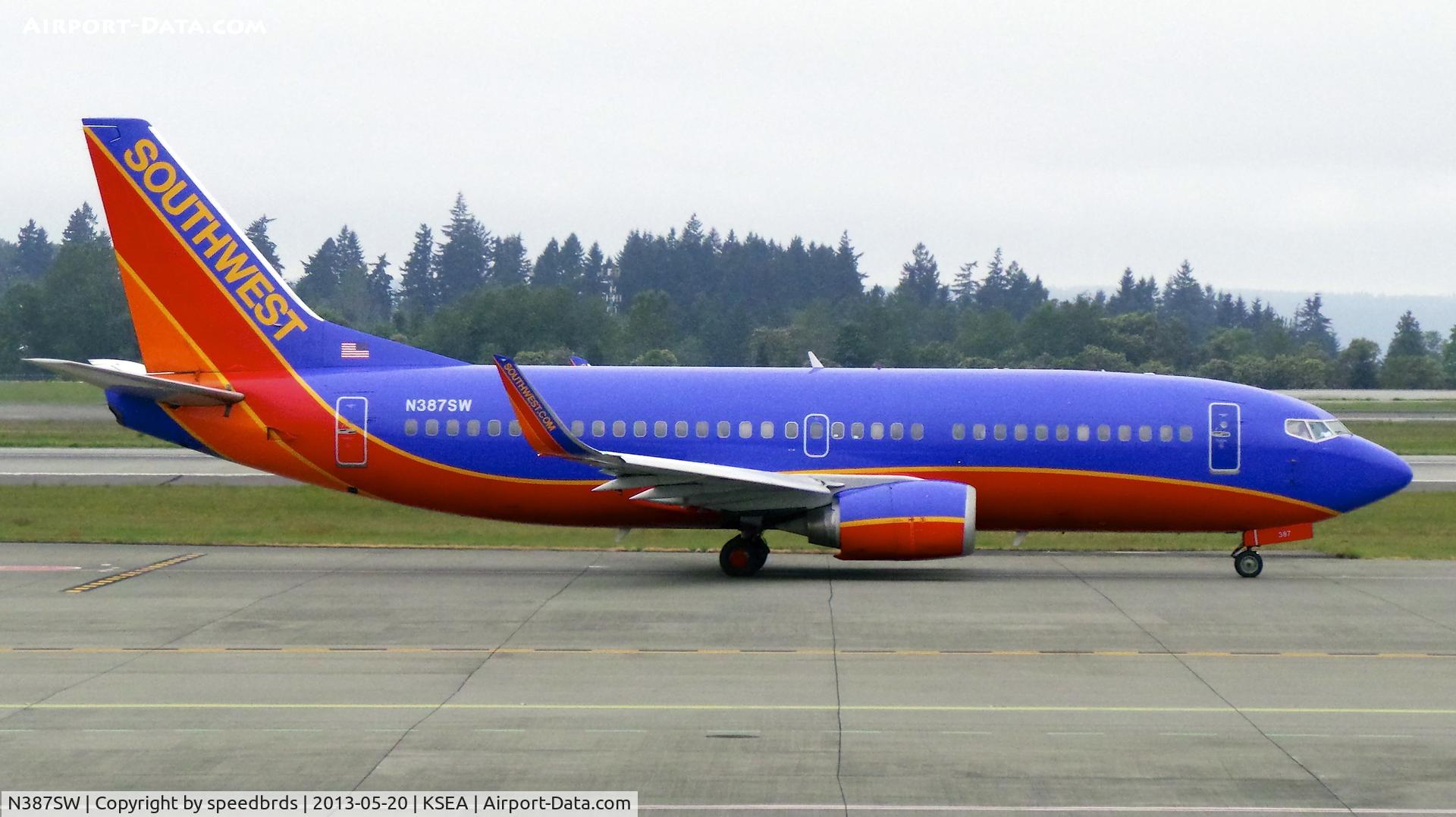 N387SW, 1994 Boeing 737-3H4 C/N 26602, Southwest 737